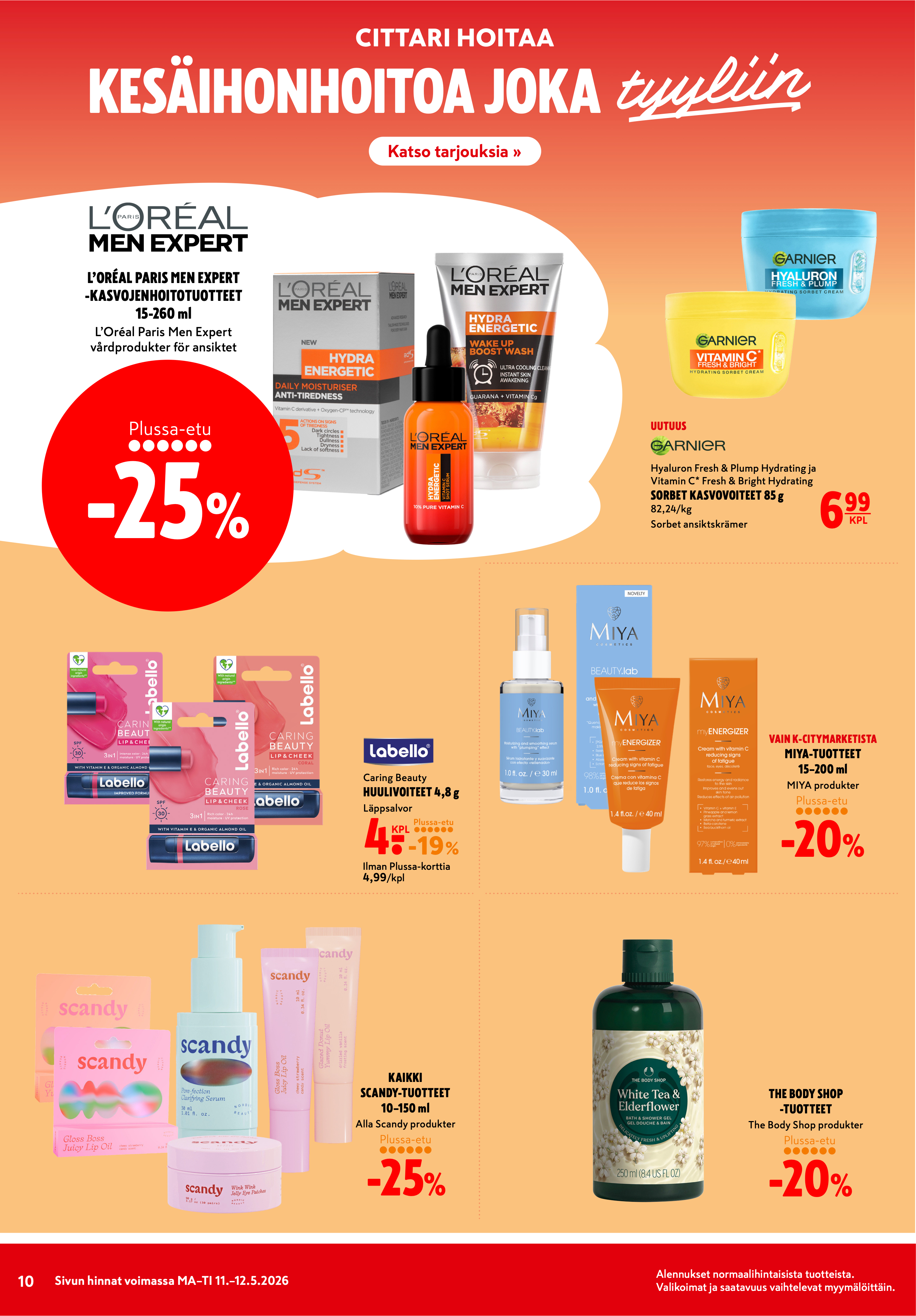 K-Citymarket Alkuviikon tarjouslehti vk 20 sivu 10
