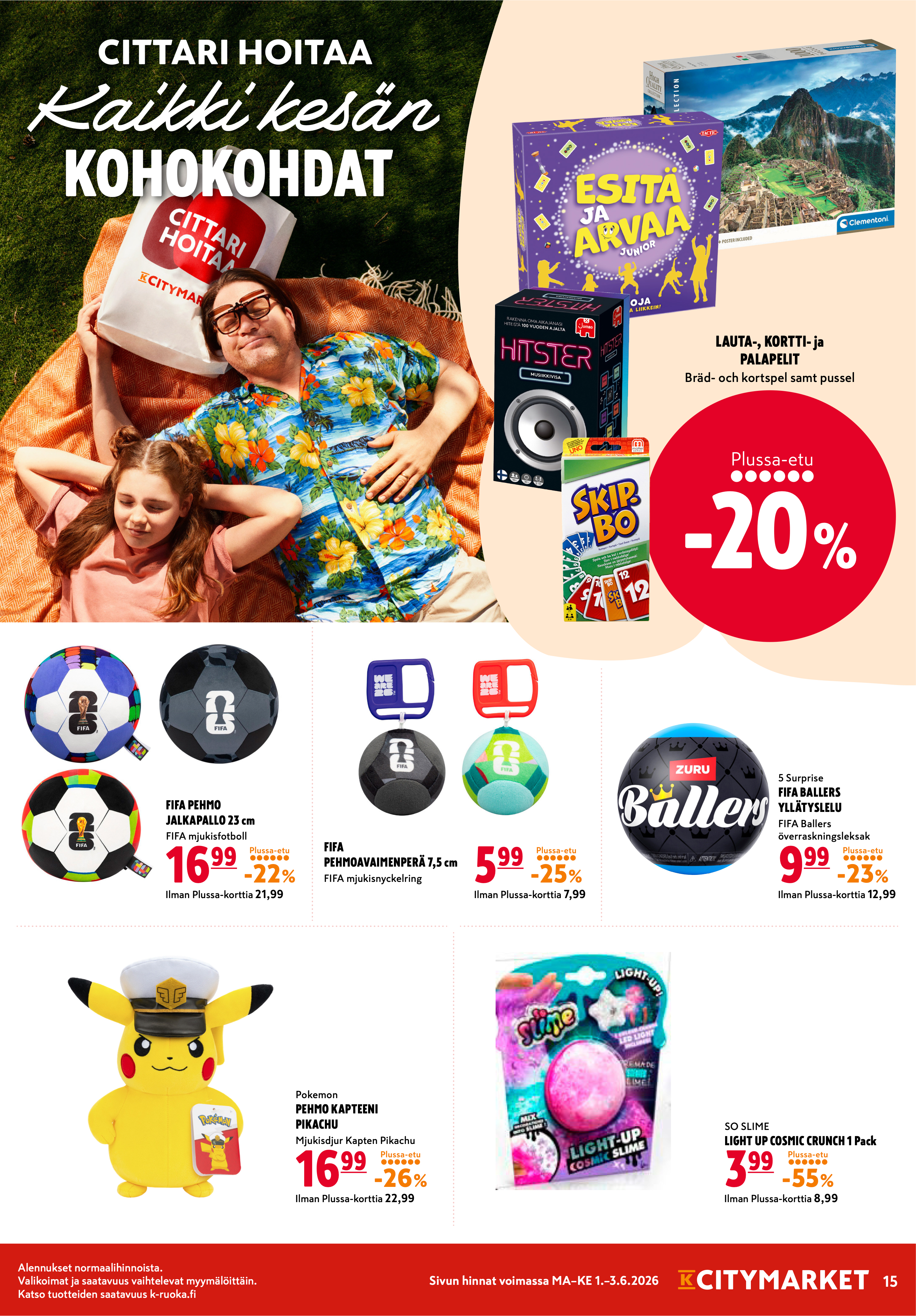 K-Citymarket Alkuviikon tarjouslehti vk 23 sivu 15
