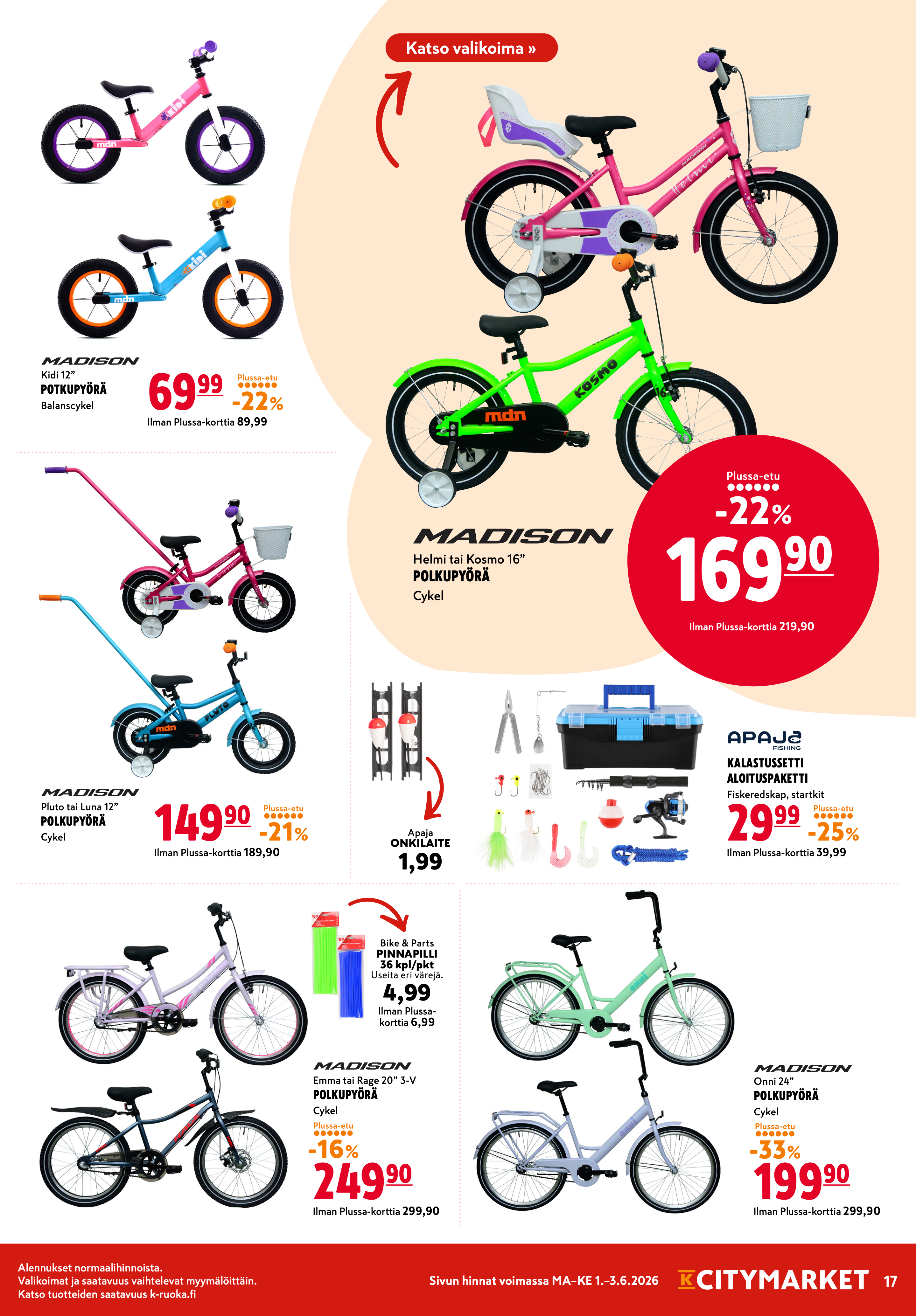 K-Citymarket Alkuviikon tarjouslehti vk 23 sivu 17