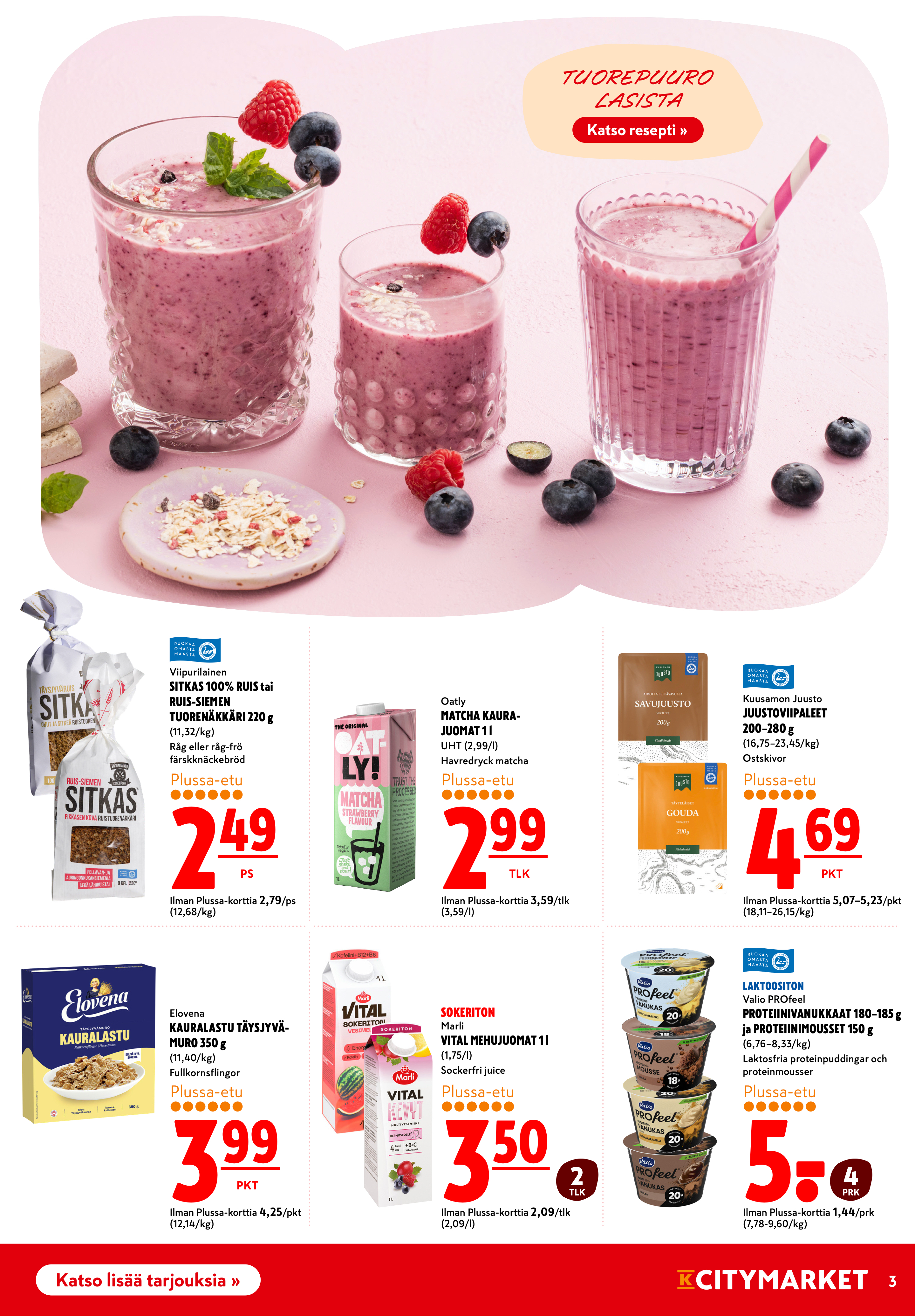 K-Citymarket Alkuviikon tarjouslehti vk 23 sivu 3