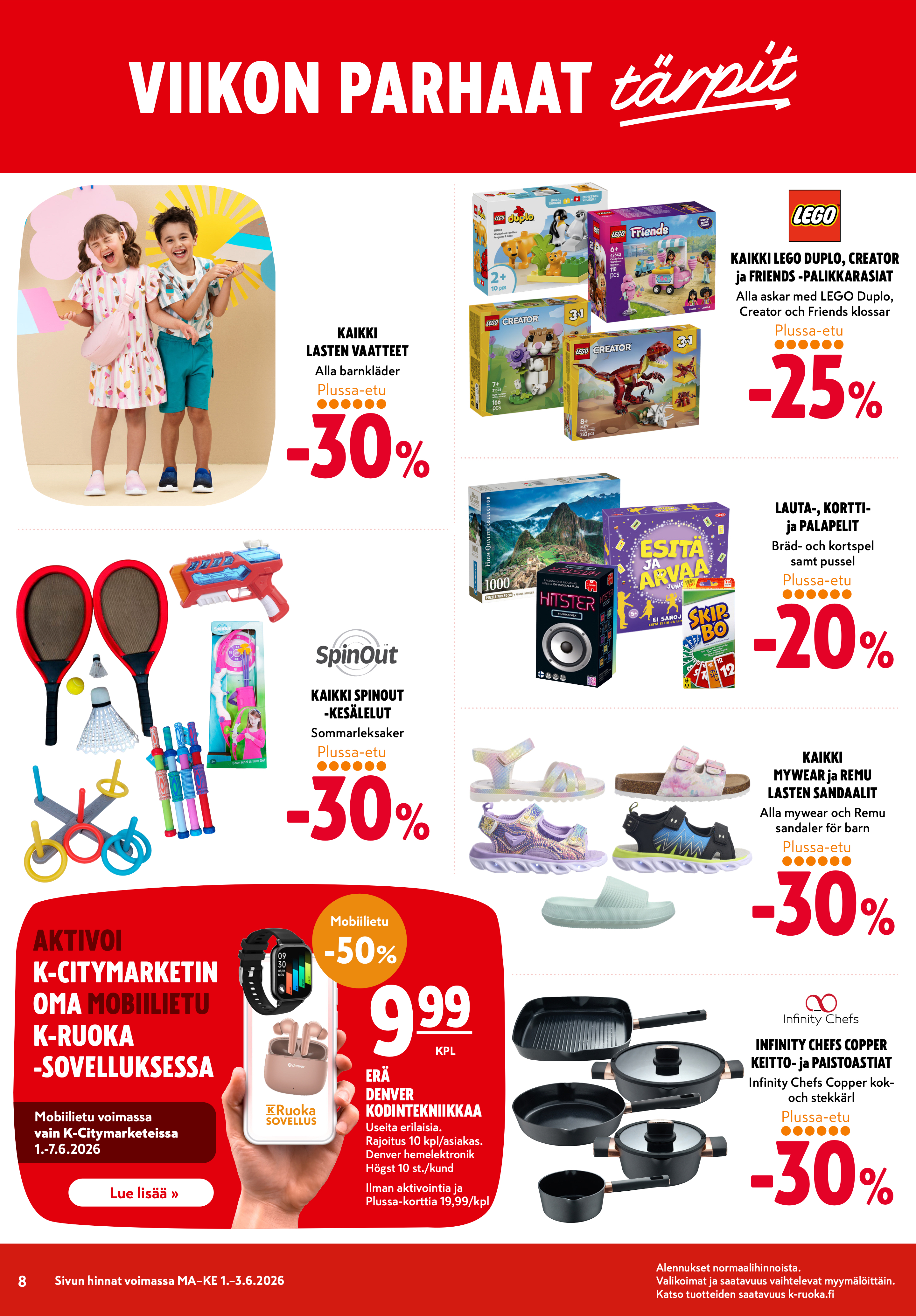 K-Citymarket Alkuviikon tarjouslehti vk 23 sivu 8