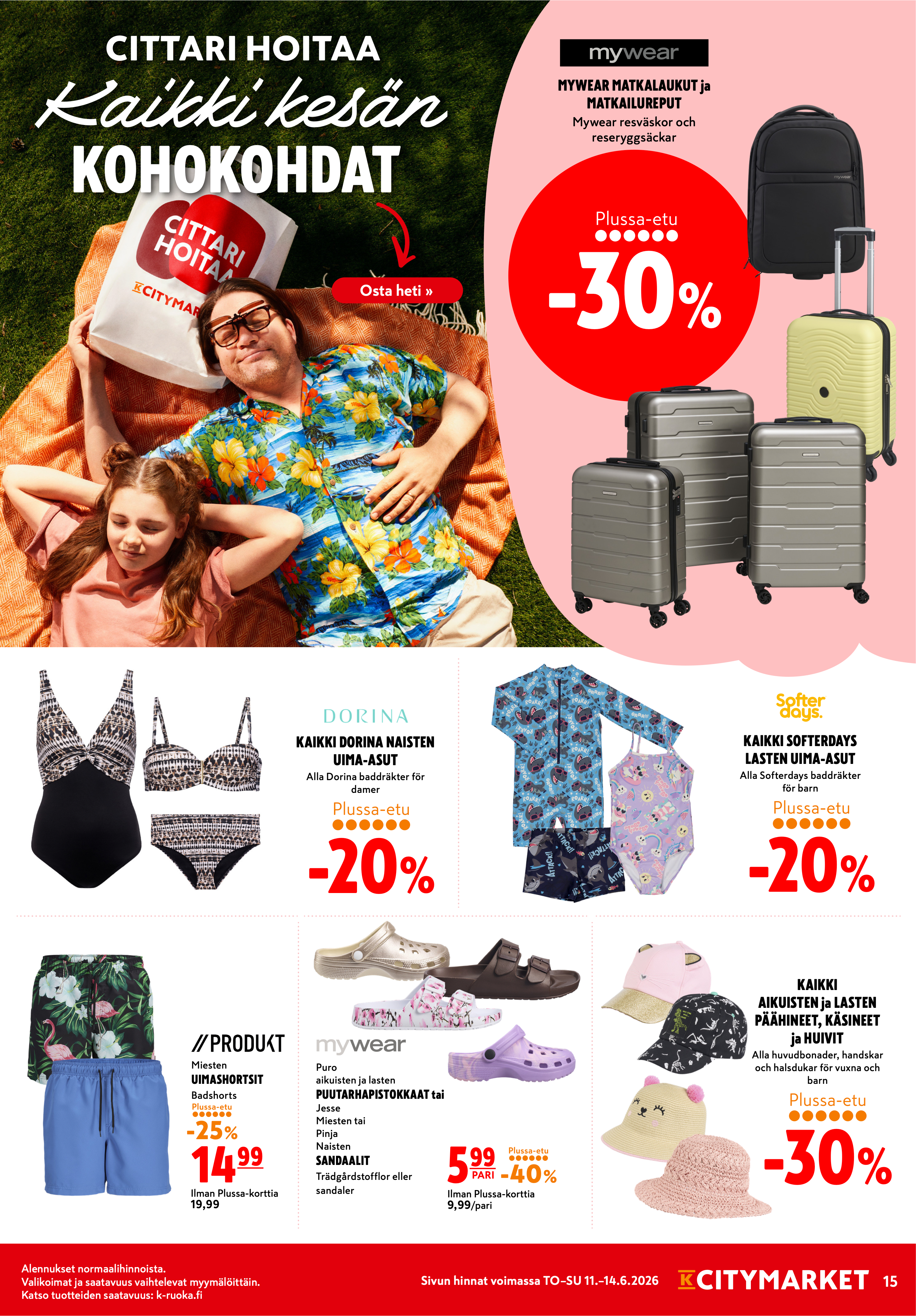 K-Citymarket Alkuviikon tarjouslehti vk 24 sivu 15
