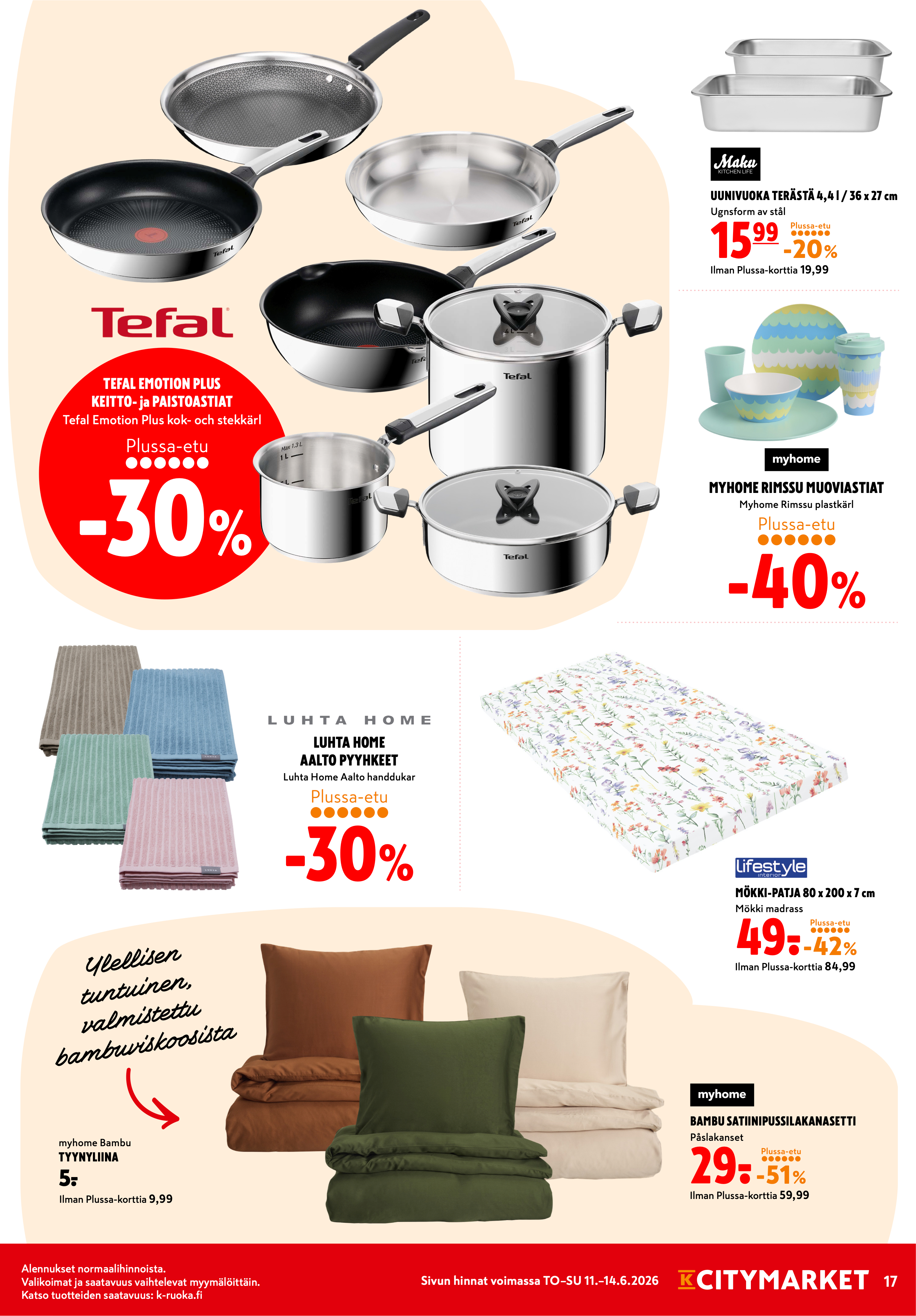 K-Citymarket Alkuviikon tarjouslehti vk 24 sivu 17