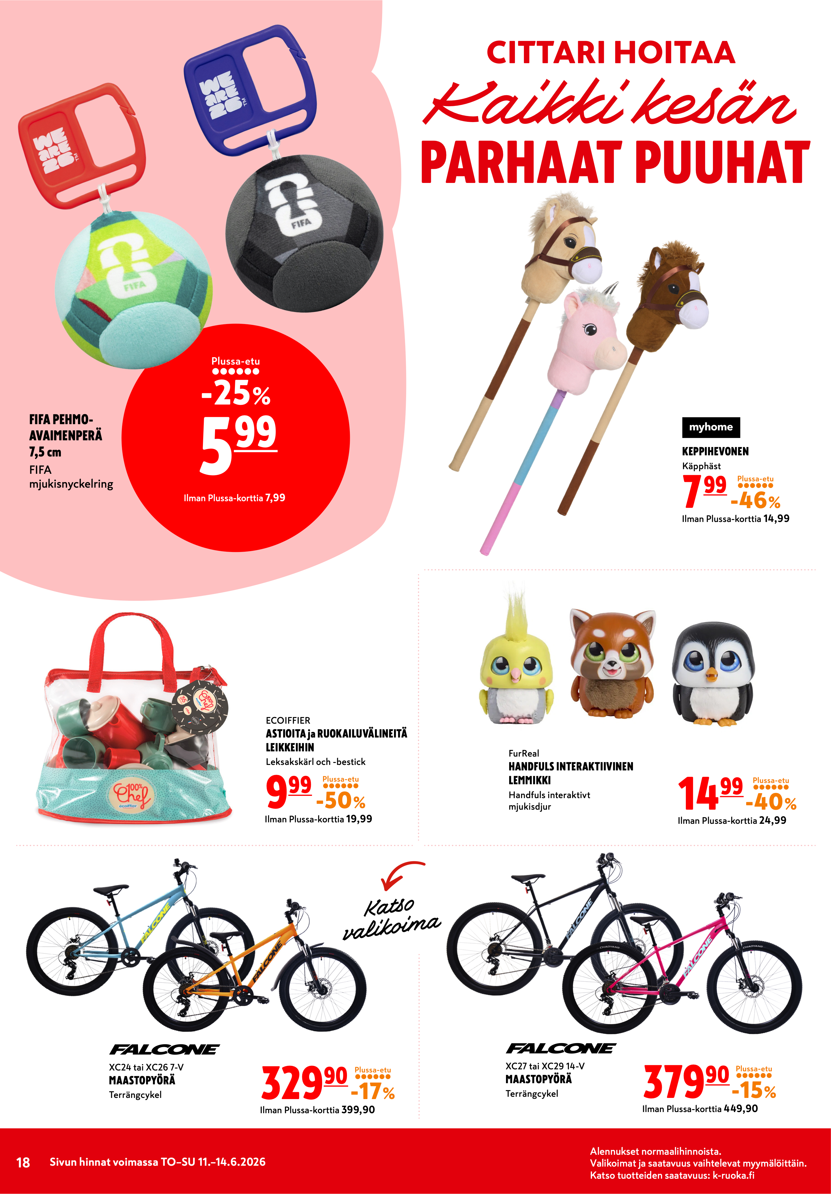 K-Citymarket Alkuviikon tarjouslehti vk 24 sivu 18