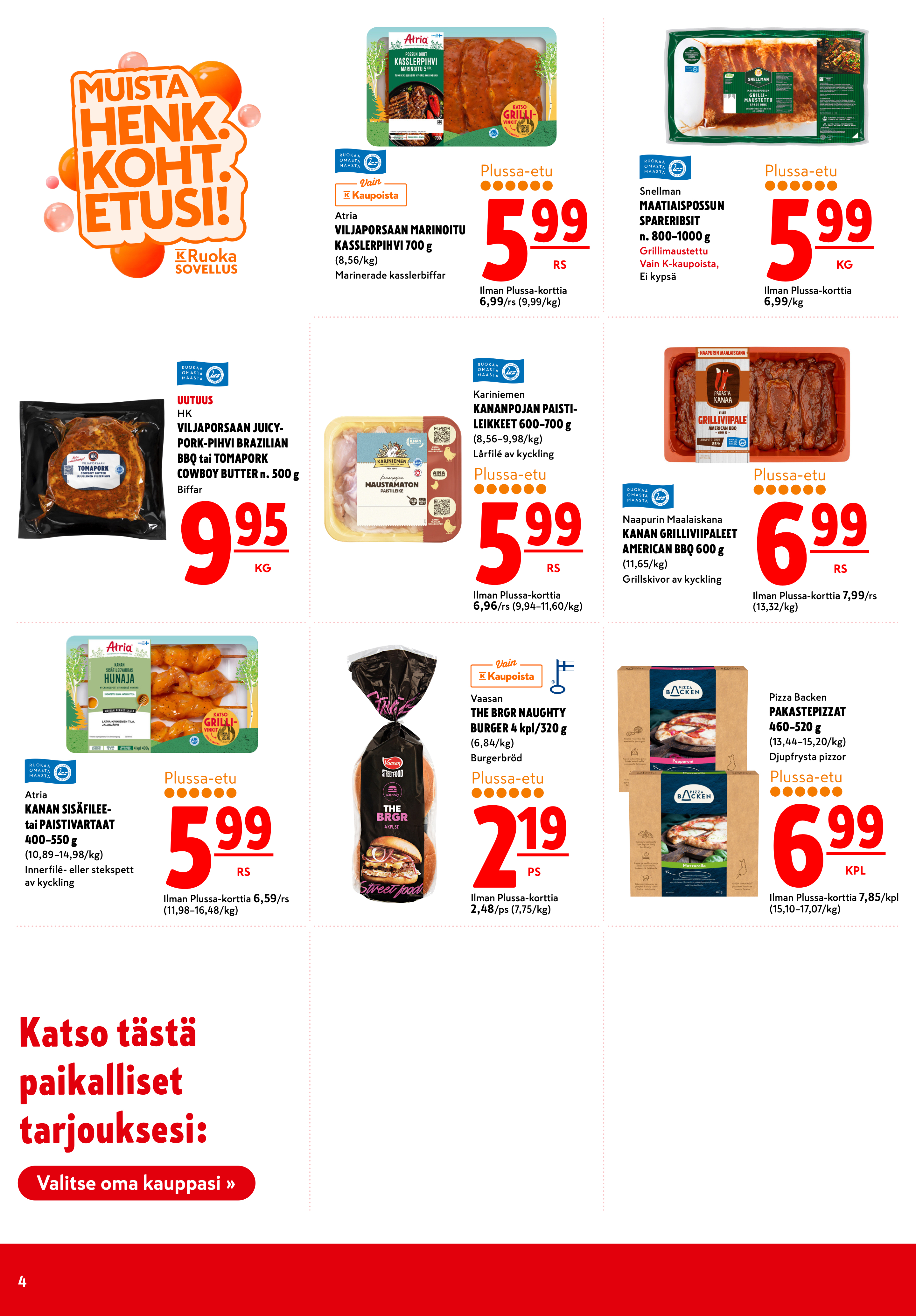 K-Citymarket Alkuviikon tarjouslehti vk 24 sivu 4