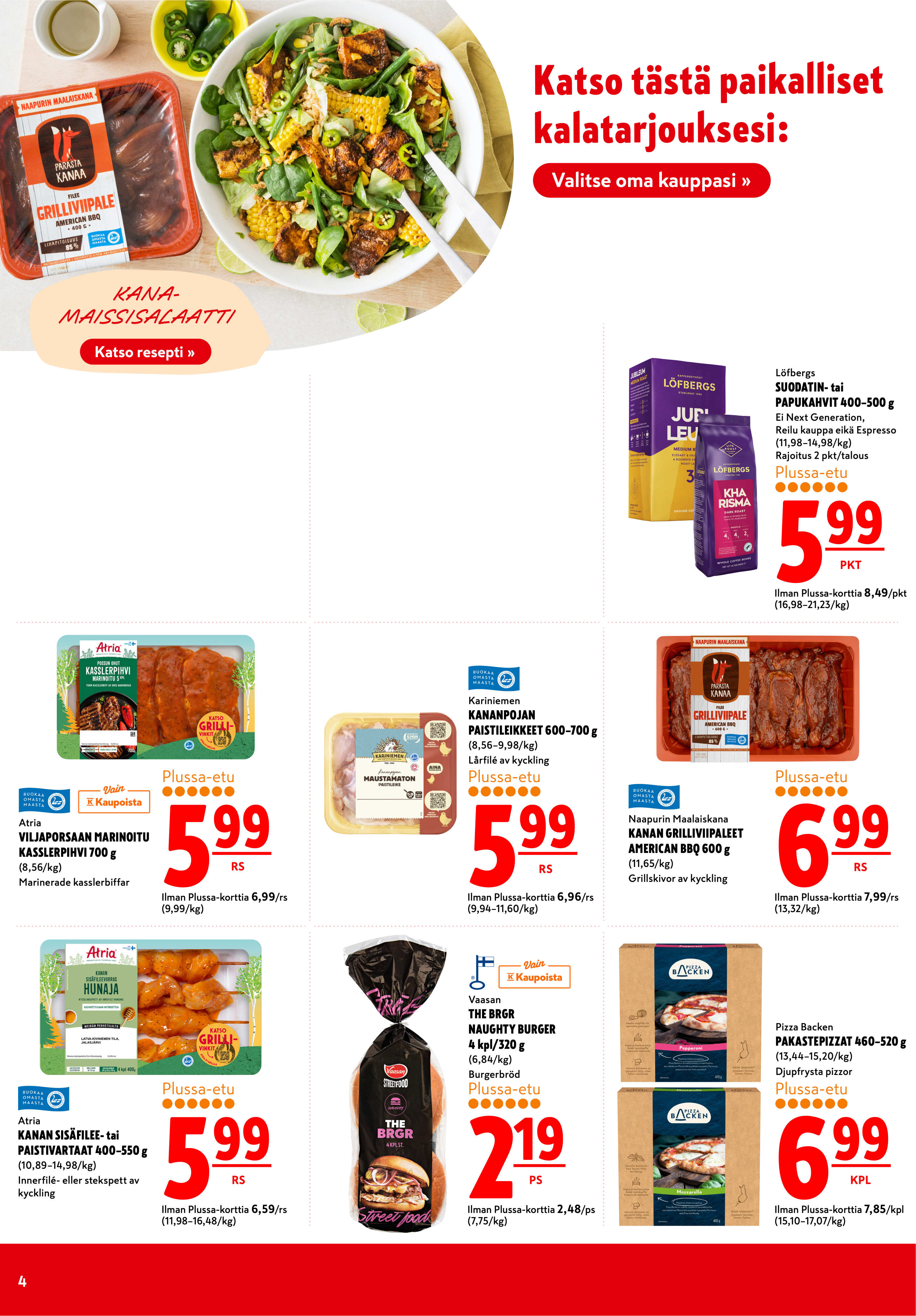 K-Citymarket Alkuviikon tarjouslehti vk 25 sivu 4