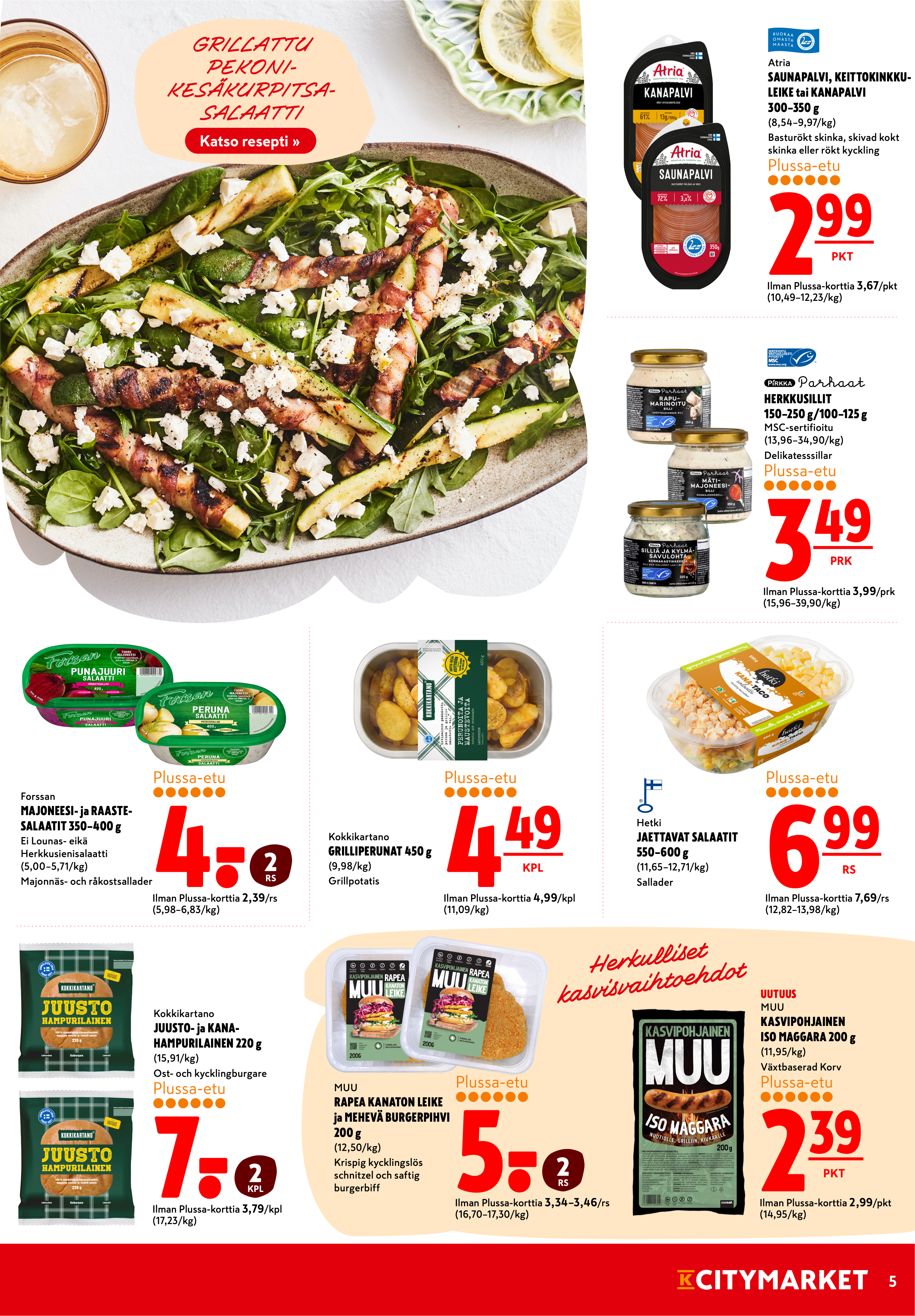 K-Citymarket Alkuviikon tarjouslehti vk 25 sivu 5