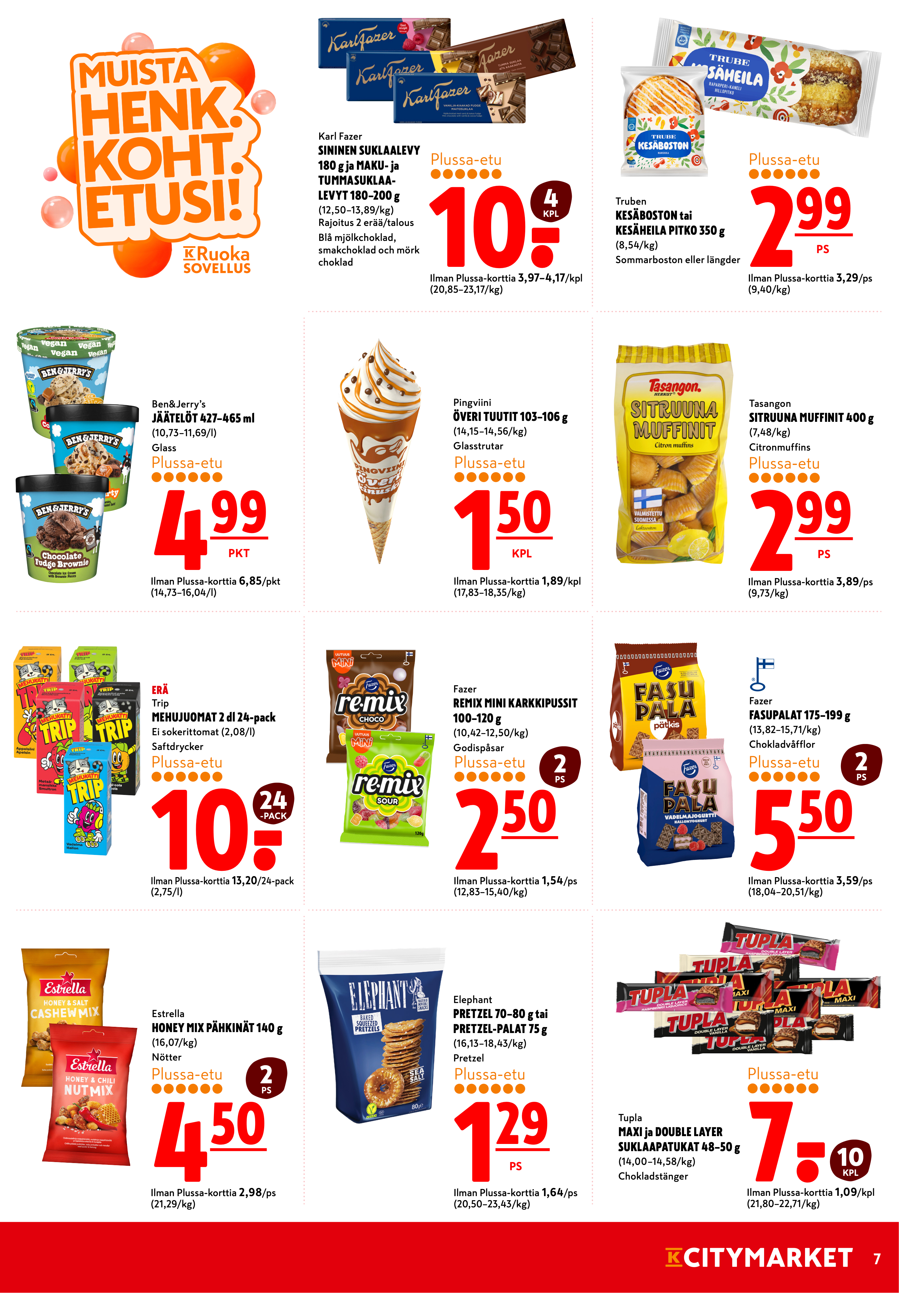 K-Citymarket Alkuviikon tarjouslehti vk 25 sivu 7