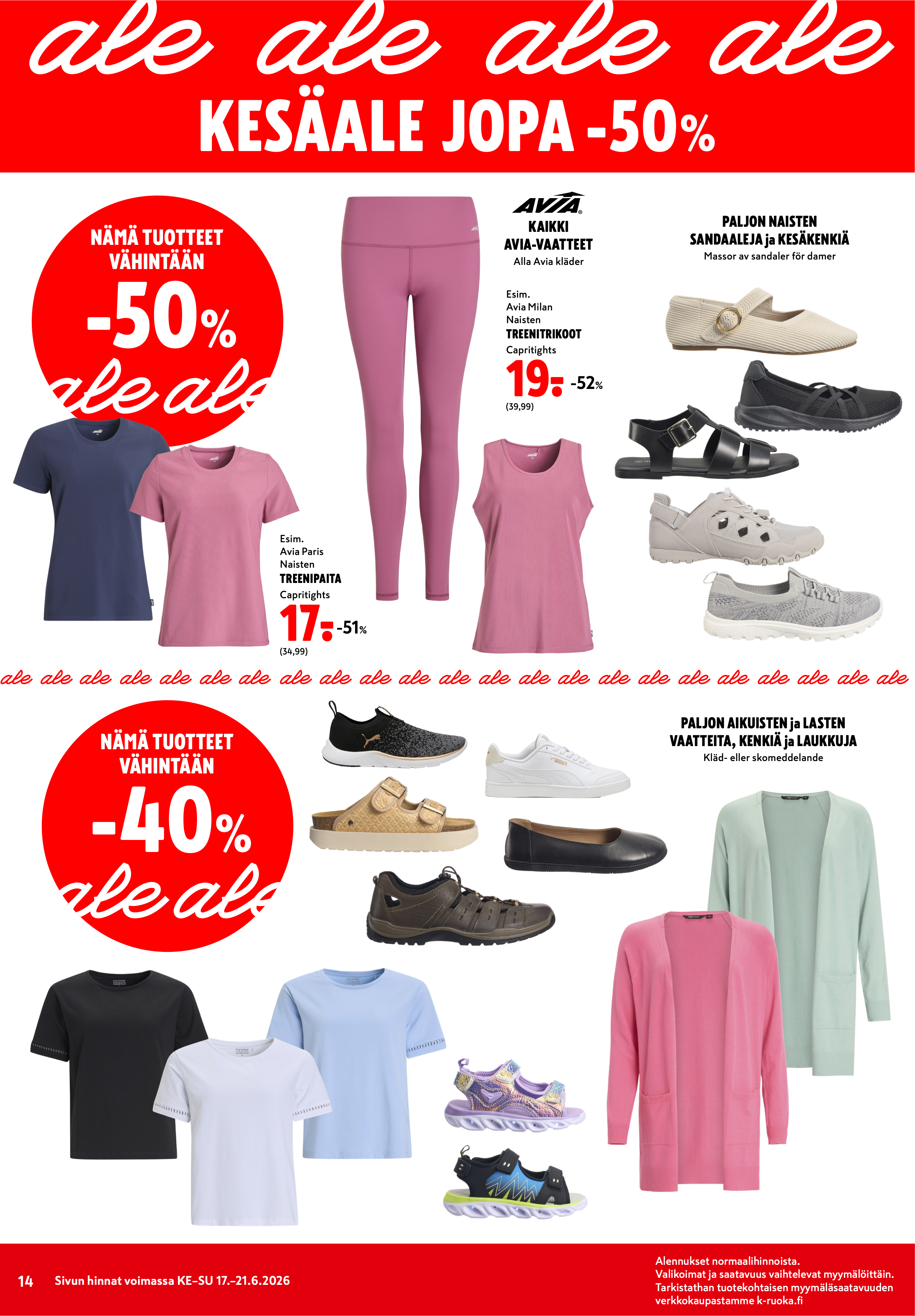 K-Citymarket Alkuviikon tarjouslehti vk 25 sivu 14
