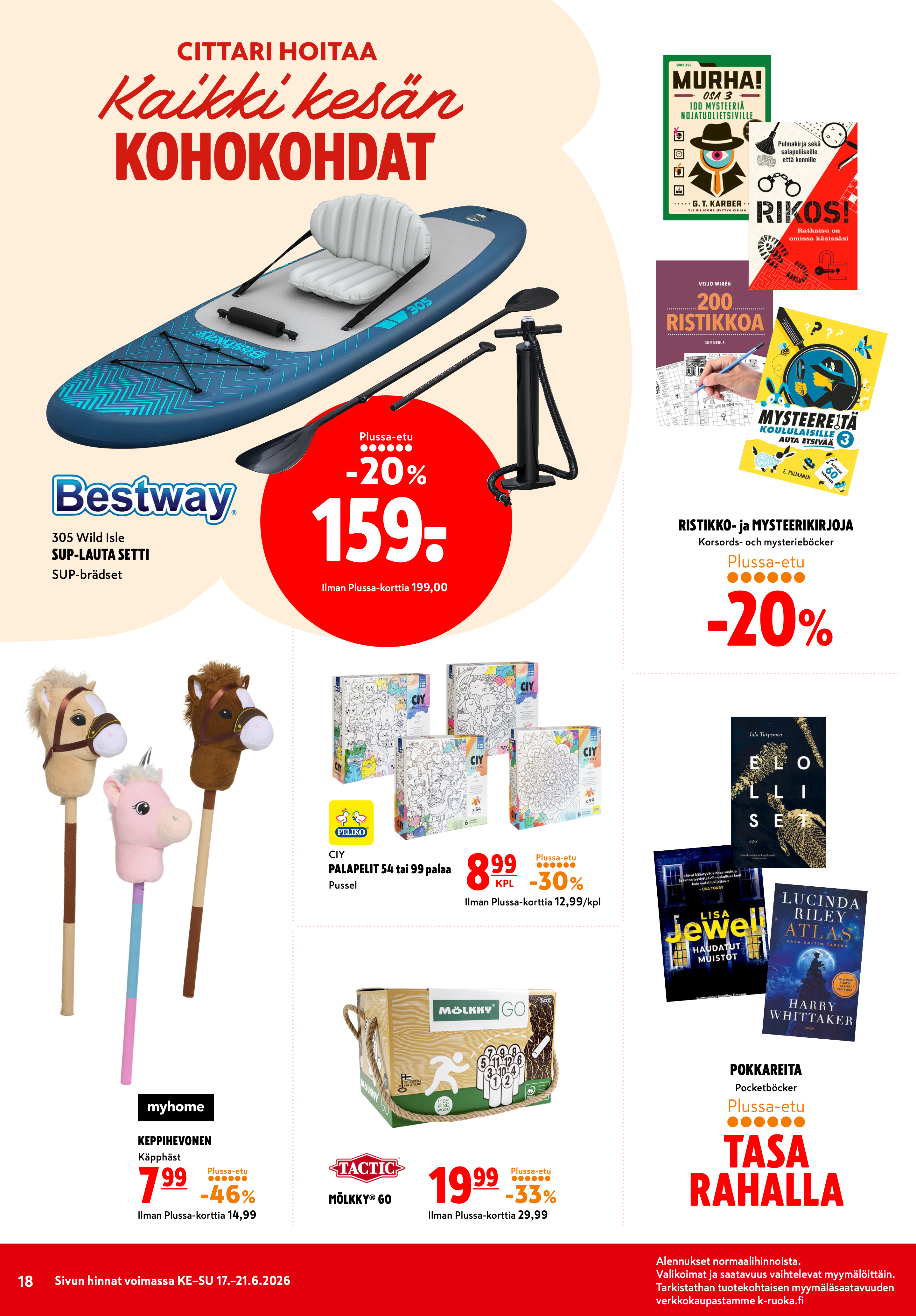 K-Citymarket Alkuviikon tarjouslehti vk 25 sivu 18