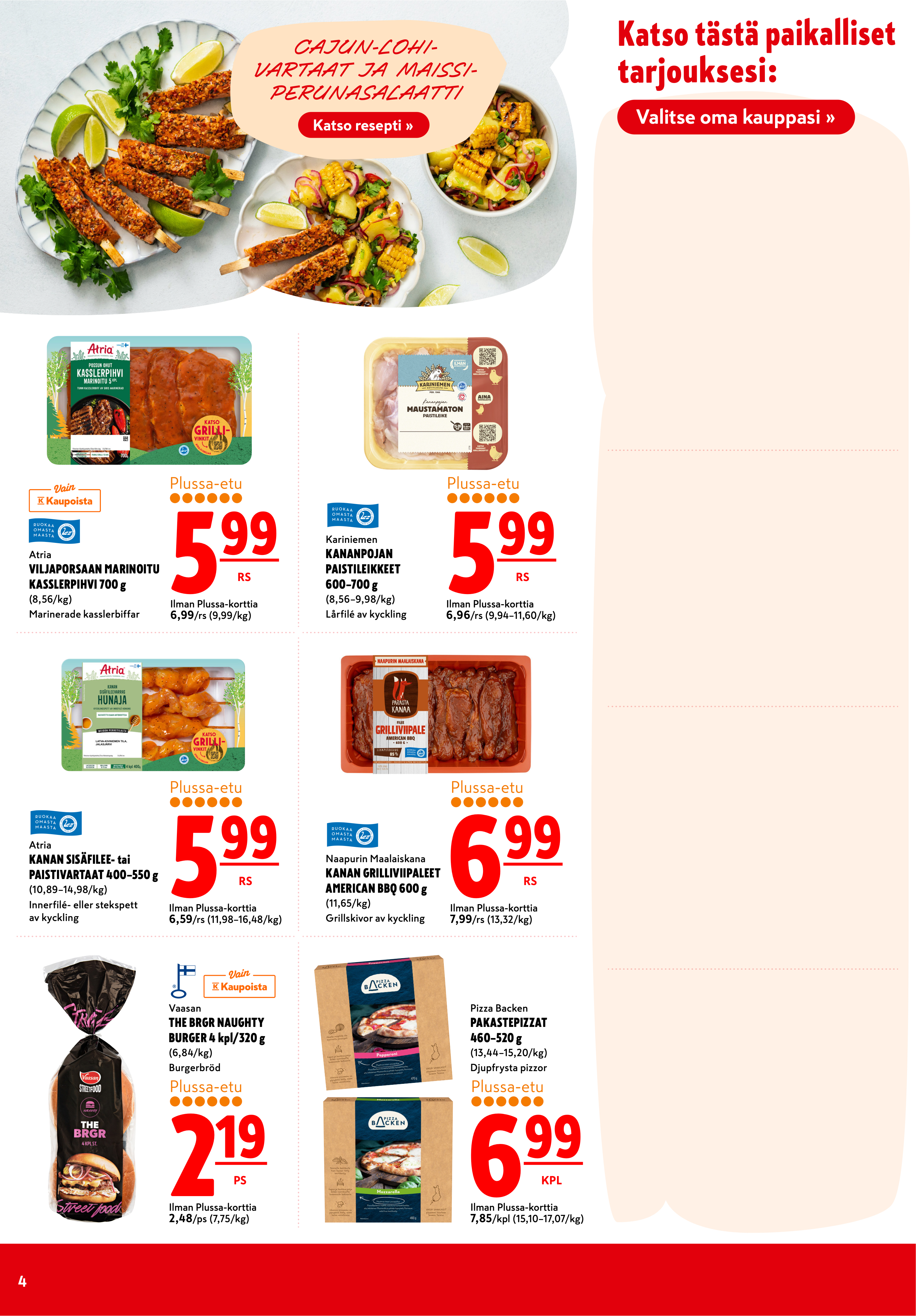 K-Citymarket Alkuviikon tarjouslehti vk 25 sivu 4