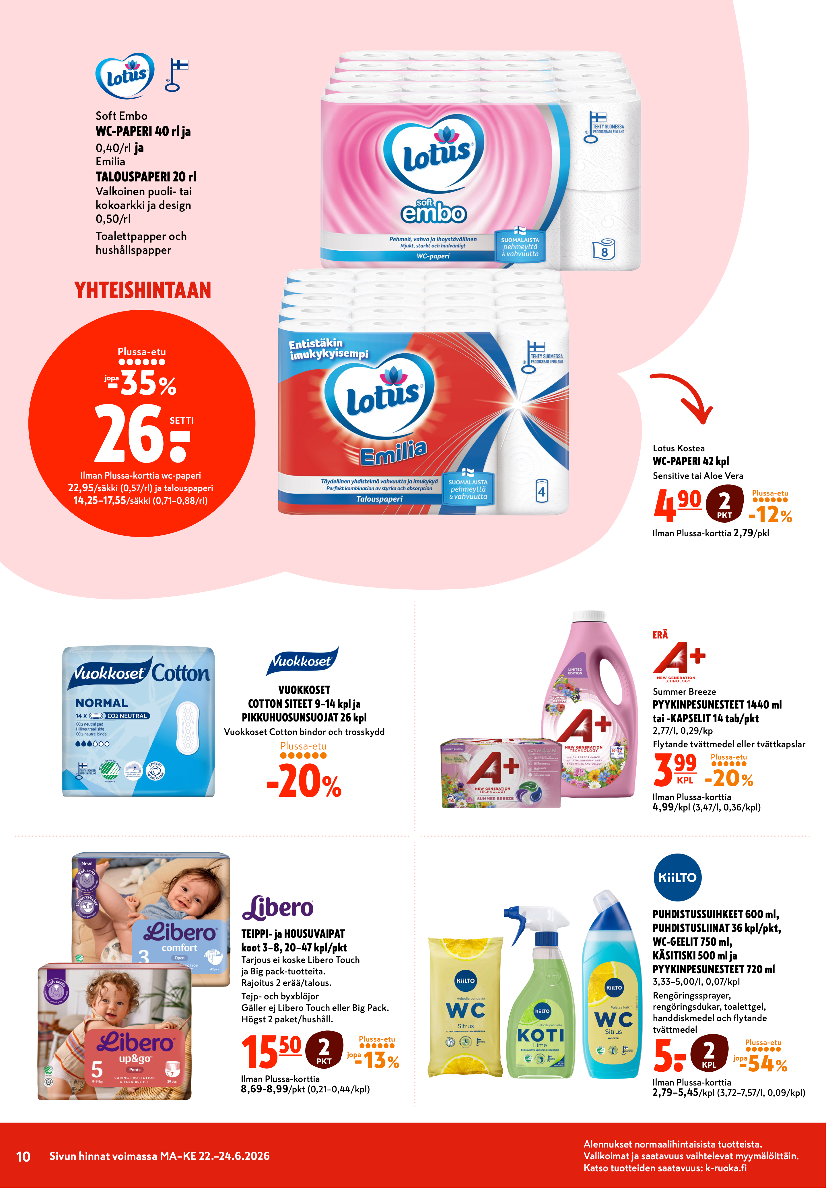 K-Citymarket Alkuviikon tarjouslehti vk 26 sivu 10