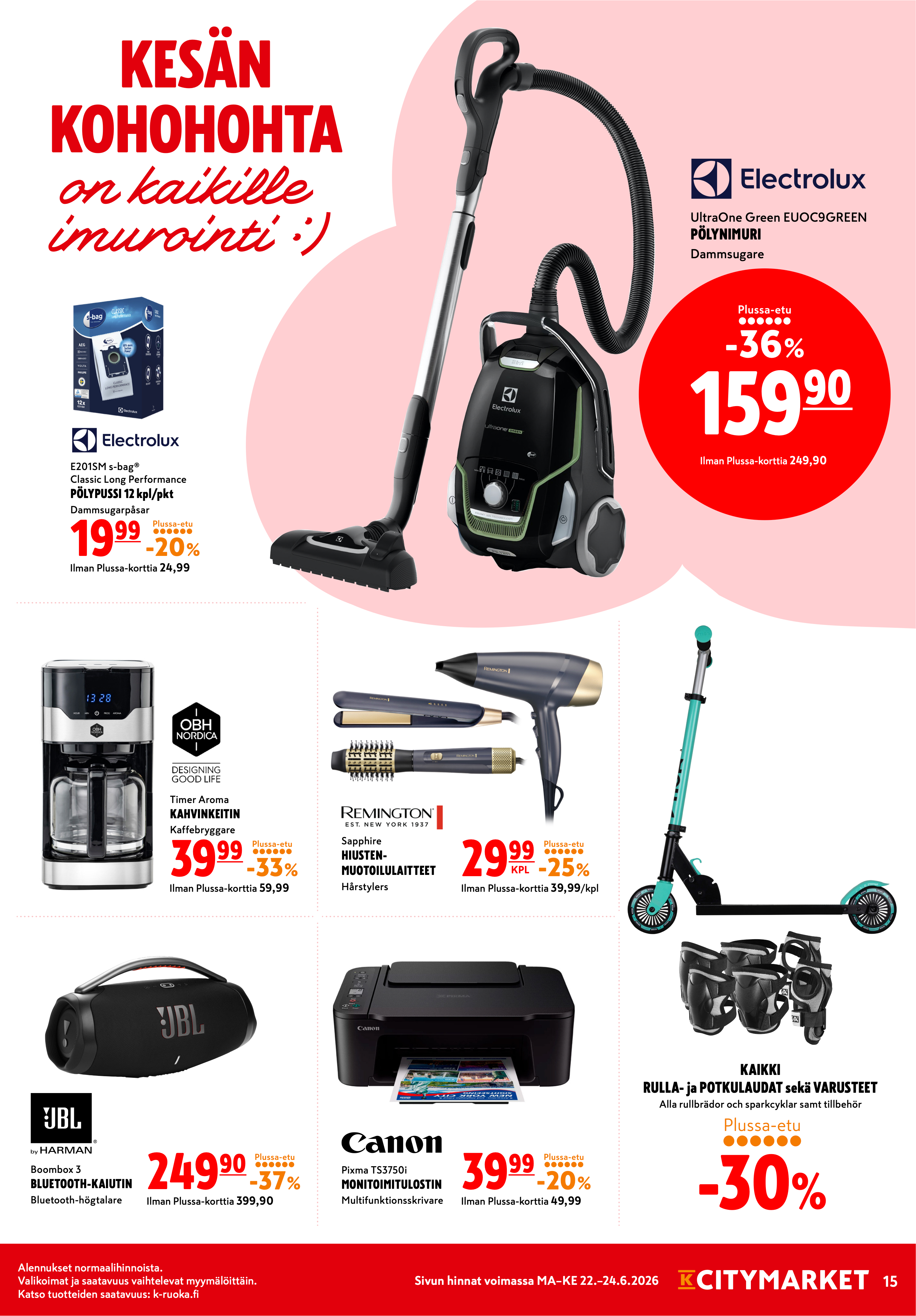 K-Citymarket Alkuviikon tarjouslehti vk 26 sivu 15