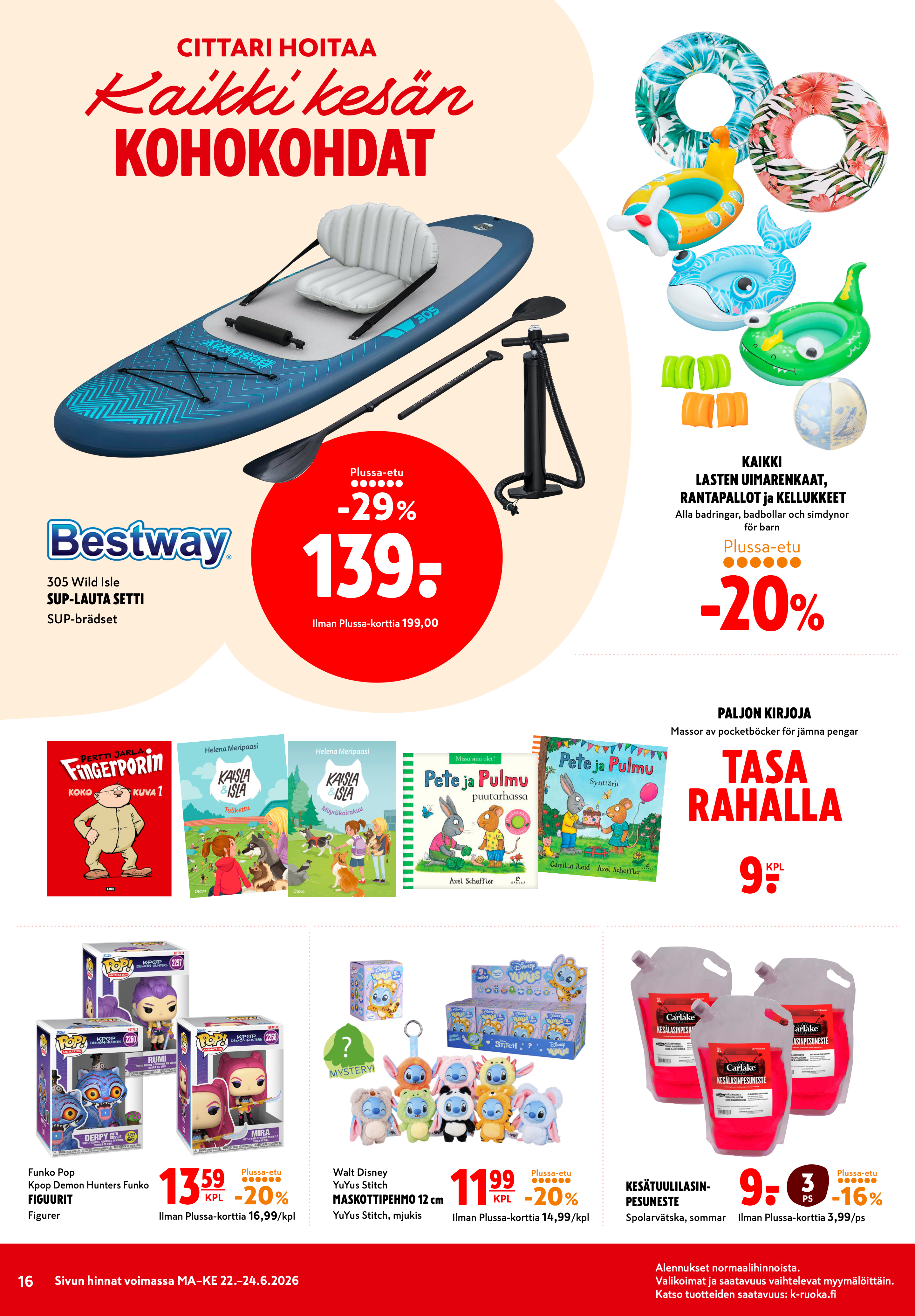 K-Citymarket Alkuviikon tarjouslehti vk 26 sivu 16