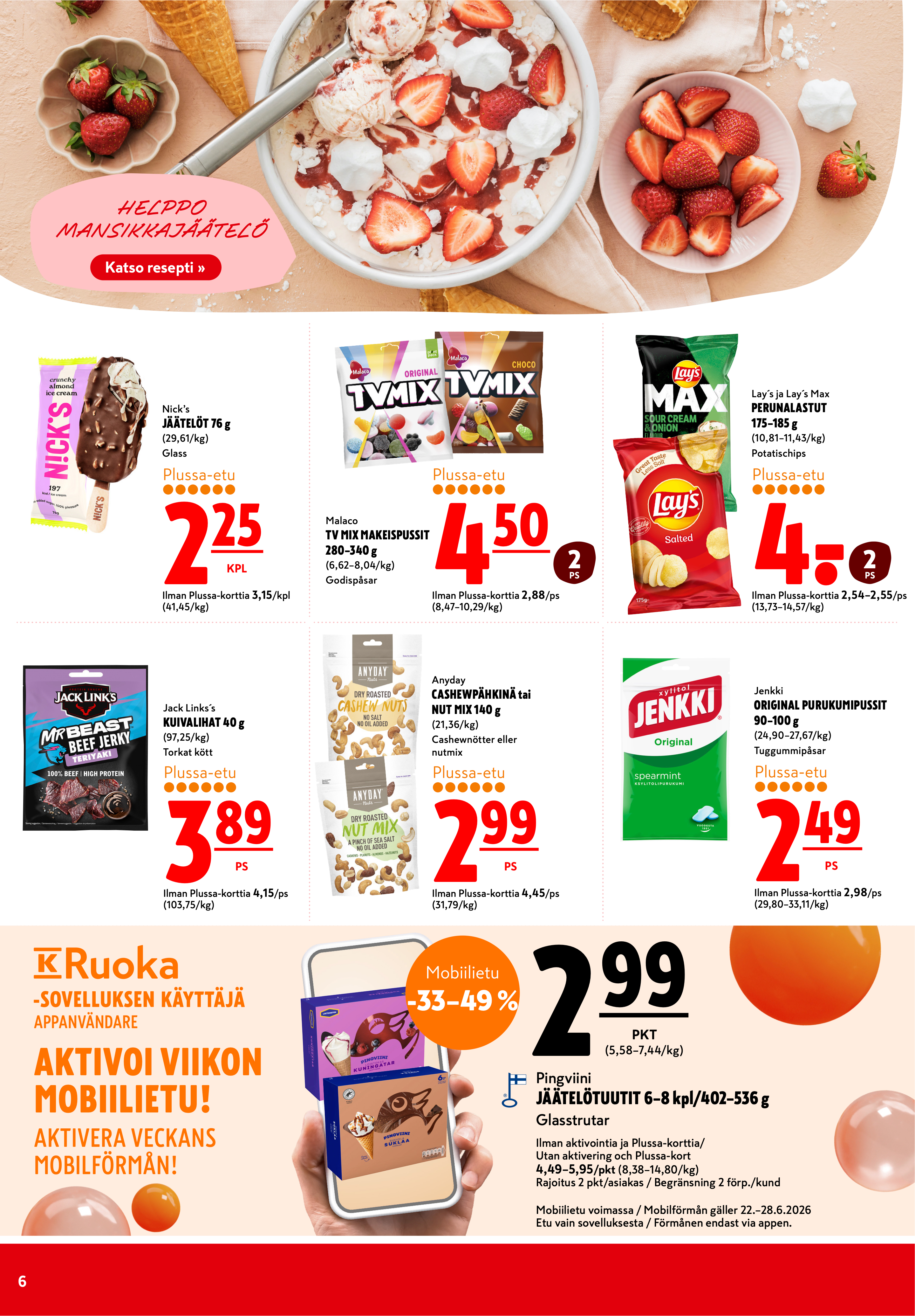 K-Citymarket Alkuviikon tarjouslehti vk 26 sivu 6