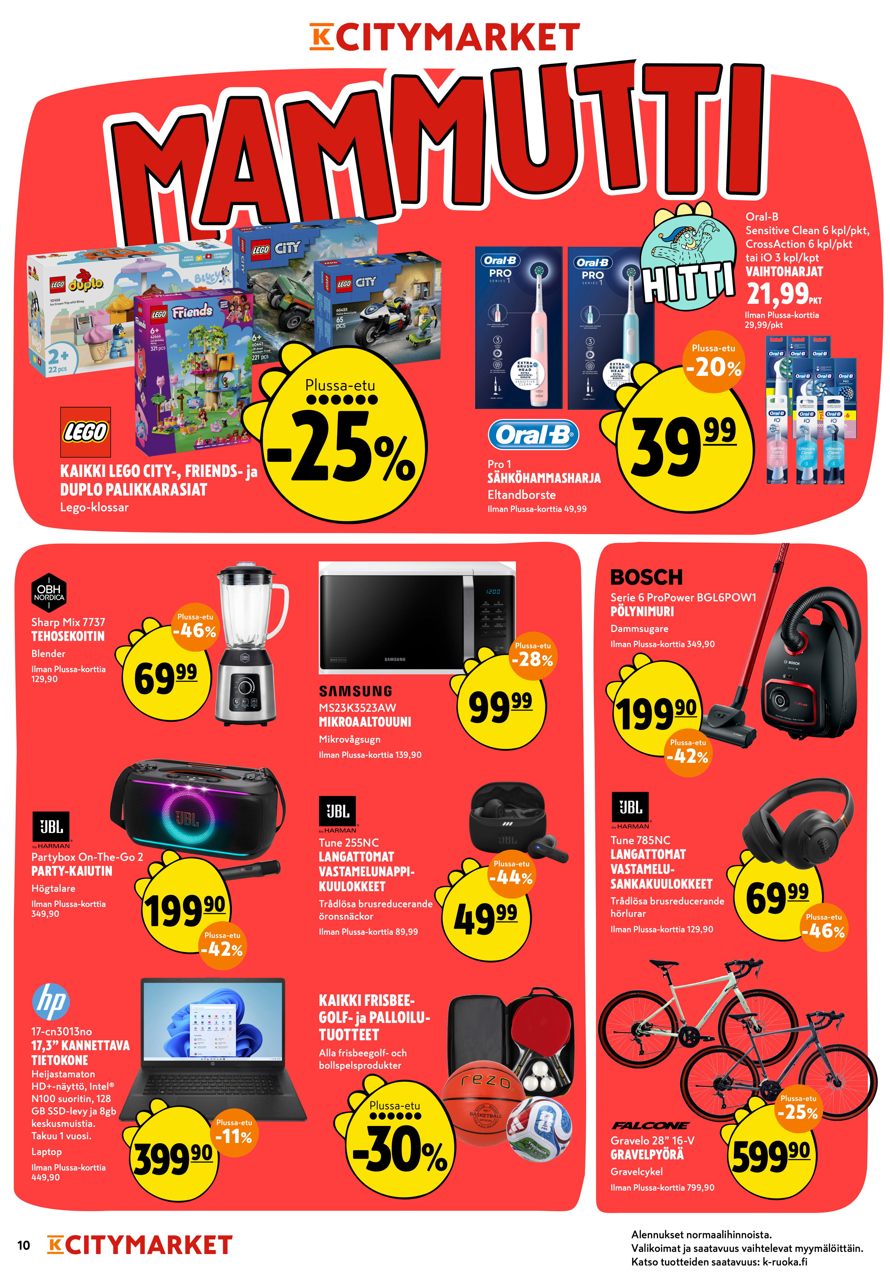 K-Citymarket Alkuviikon tarjouslehti vk 33 sivu 10
