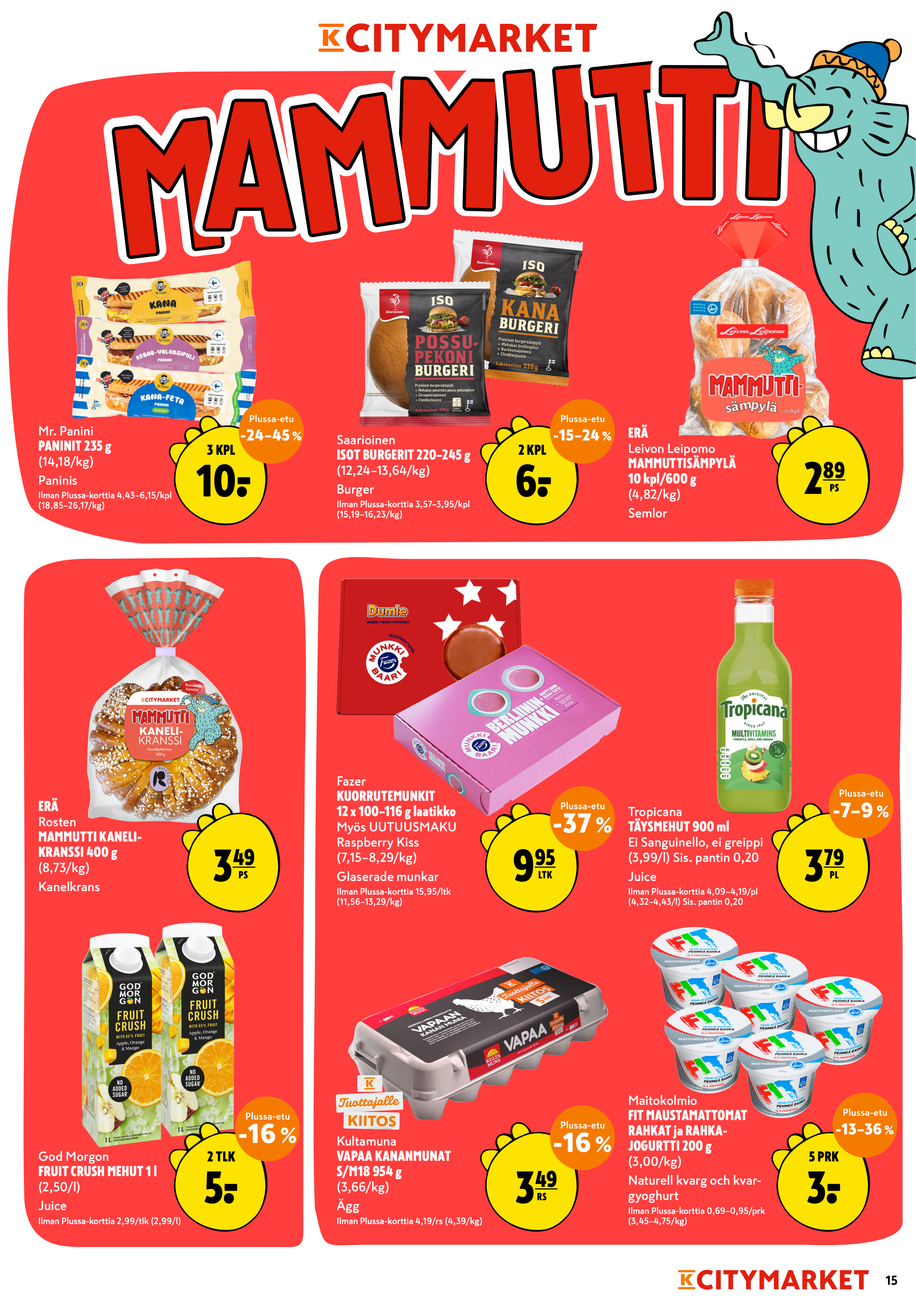 K-Citymarket Alkuviikon tarjouslehti vk 33 sivu 15