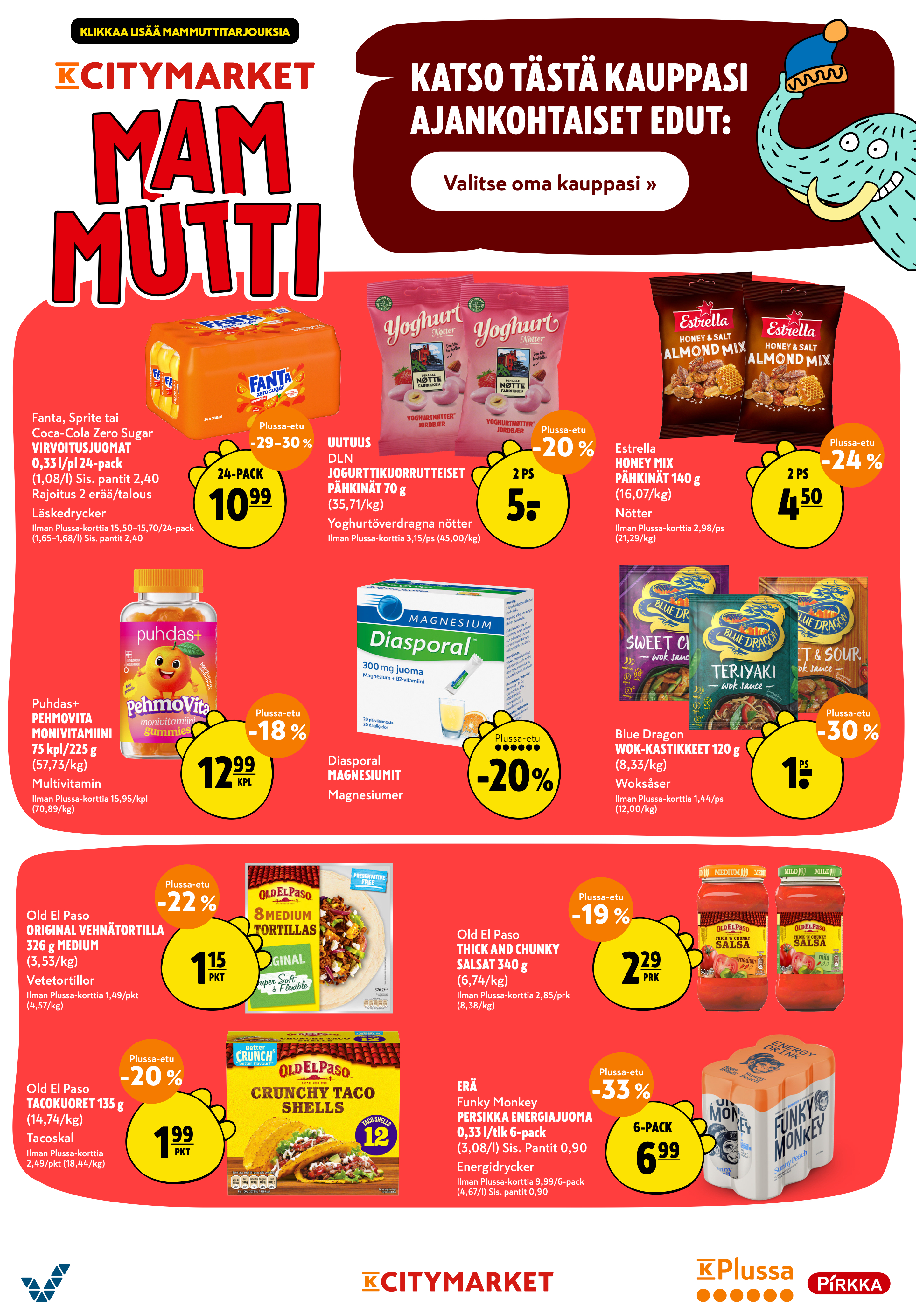 K-Citymarket Alkuviikon tarjouslehti vk 33 sivu 20