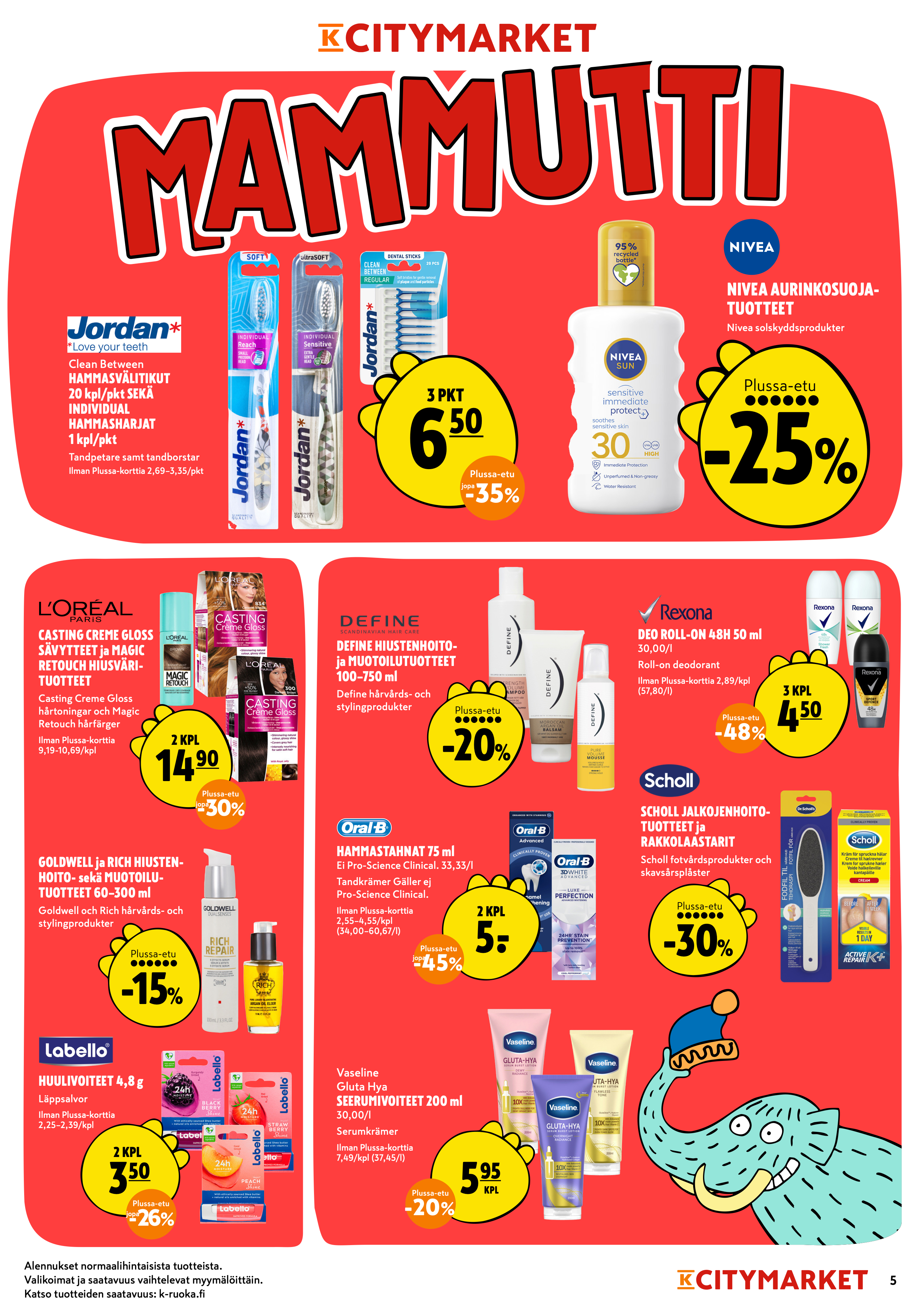 K-Citymarket Alkuviikon tarjouslehti vk 33 sivu 5