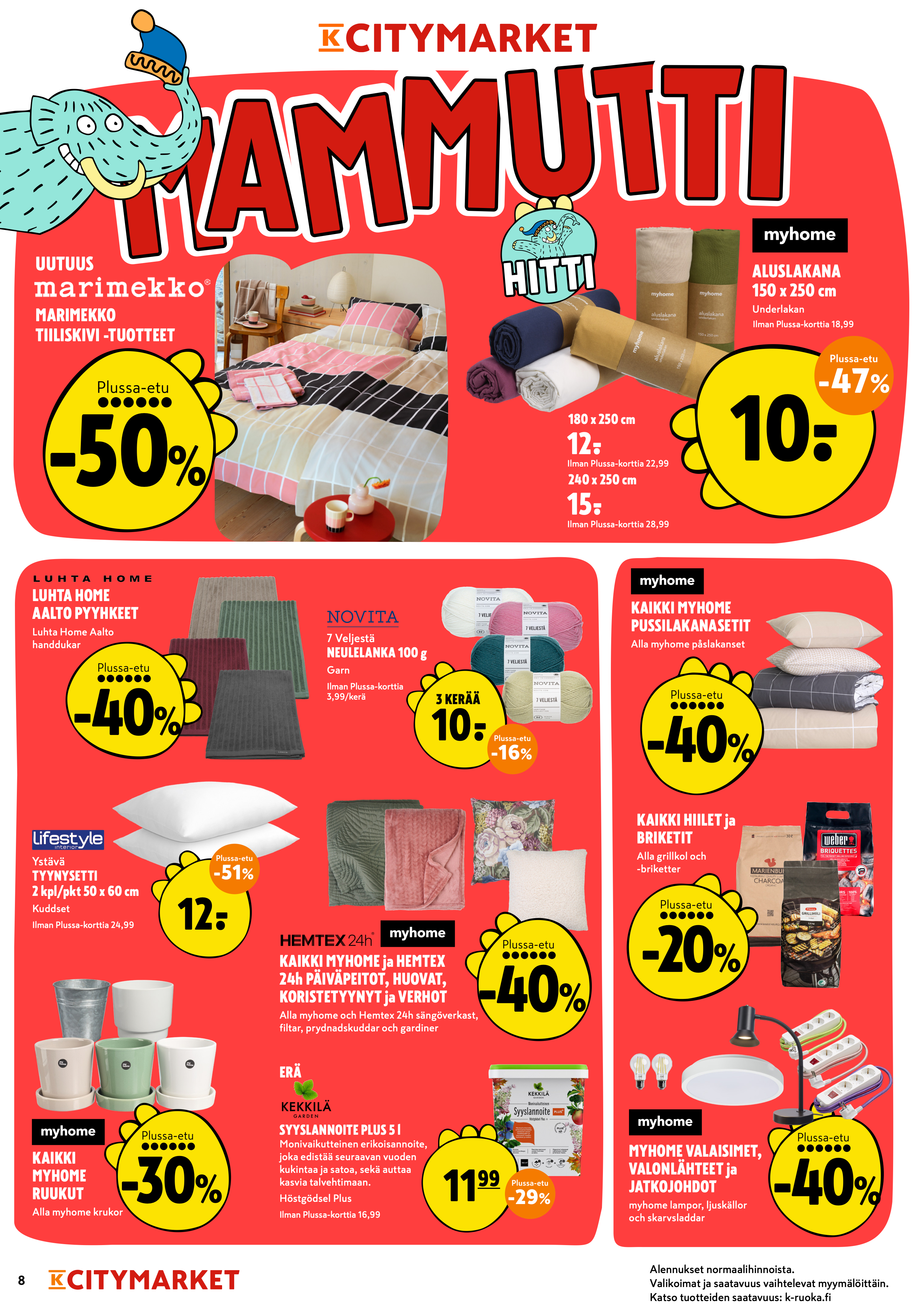 K-Citymarket Alkuviikon tarjouslehti vk 33 sivu 8