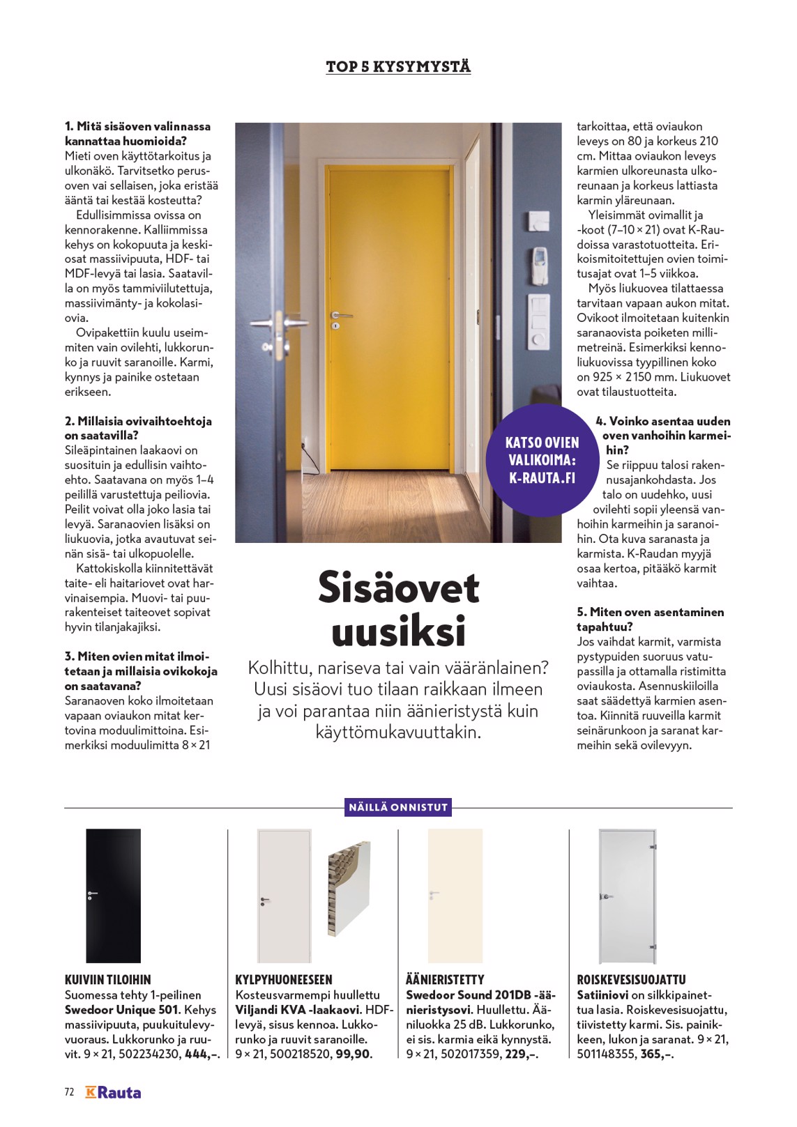 K-Rauta Remppa Lehti 2025 sivu 72