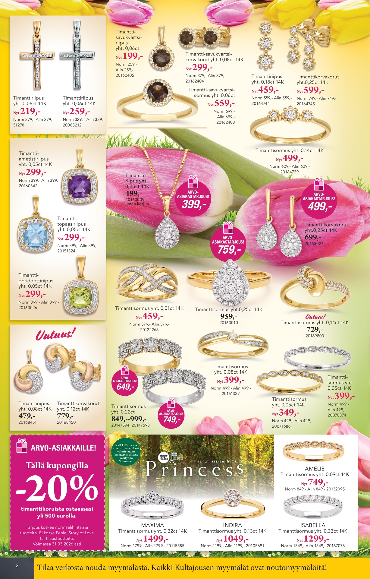 Kultajousi Kevätkampanja sivu 2