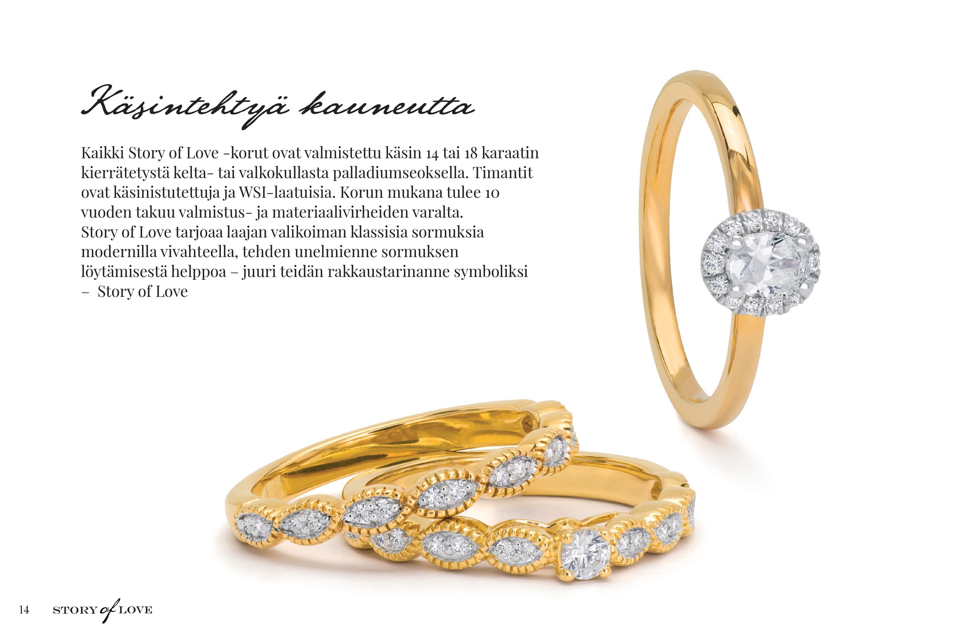 Kultajousi Story of Love kuvasto sivu 14