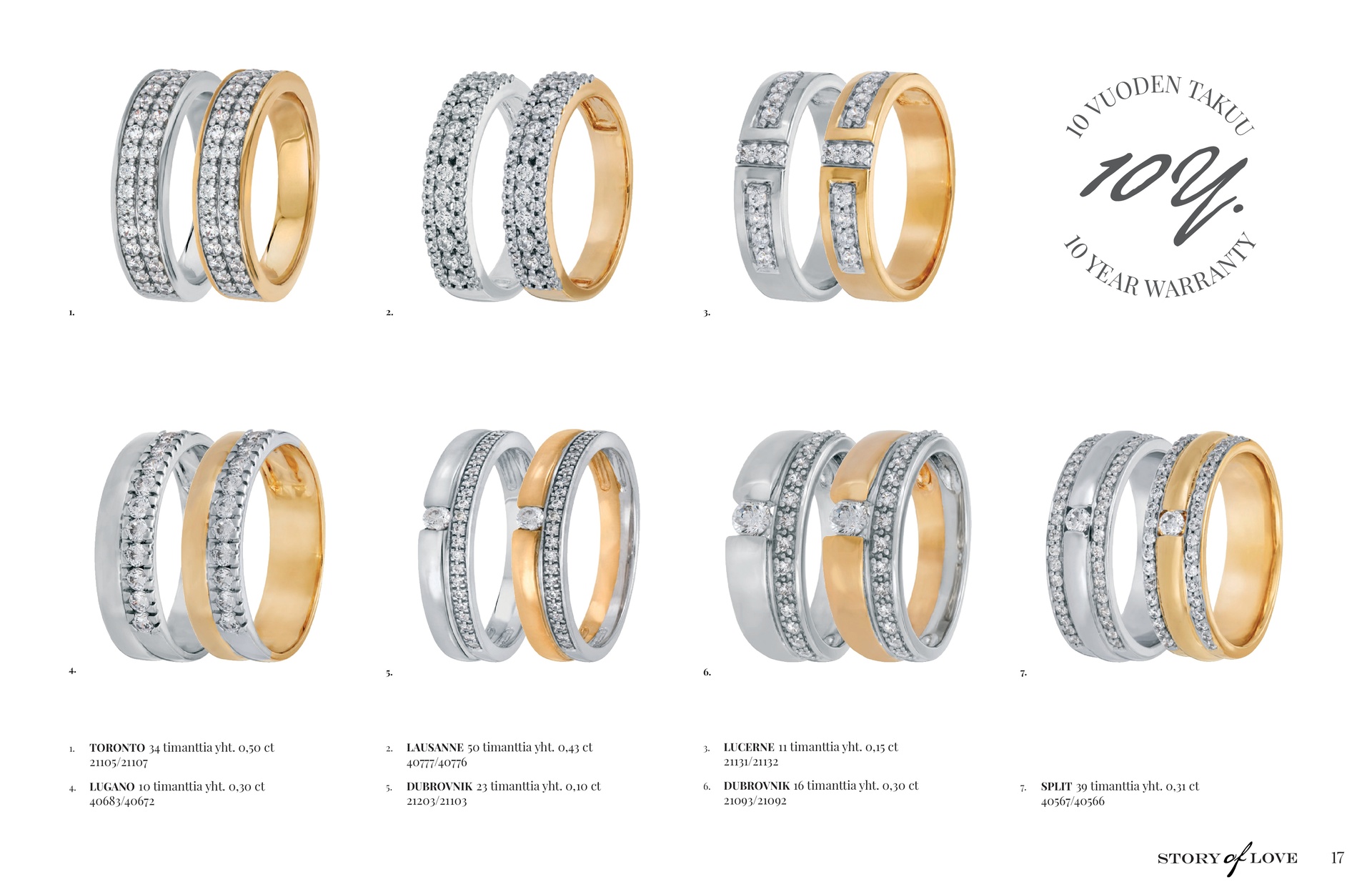 Kultajousi Story of Love kuvasto sivu 17