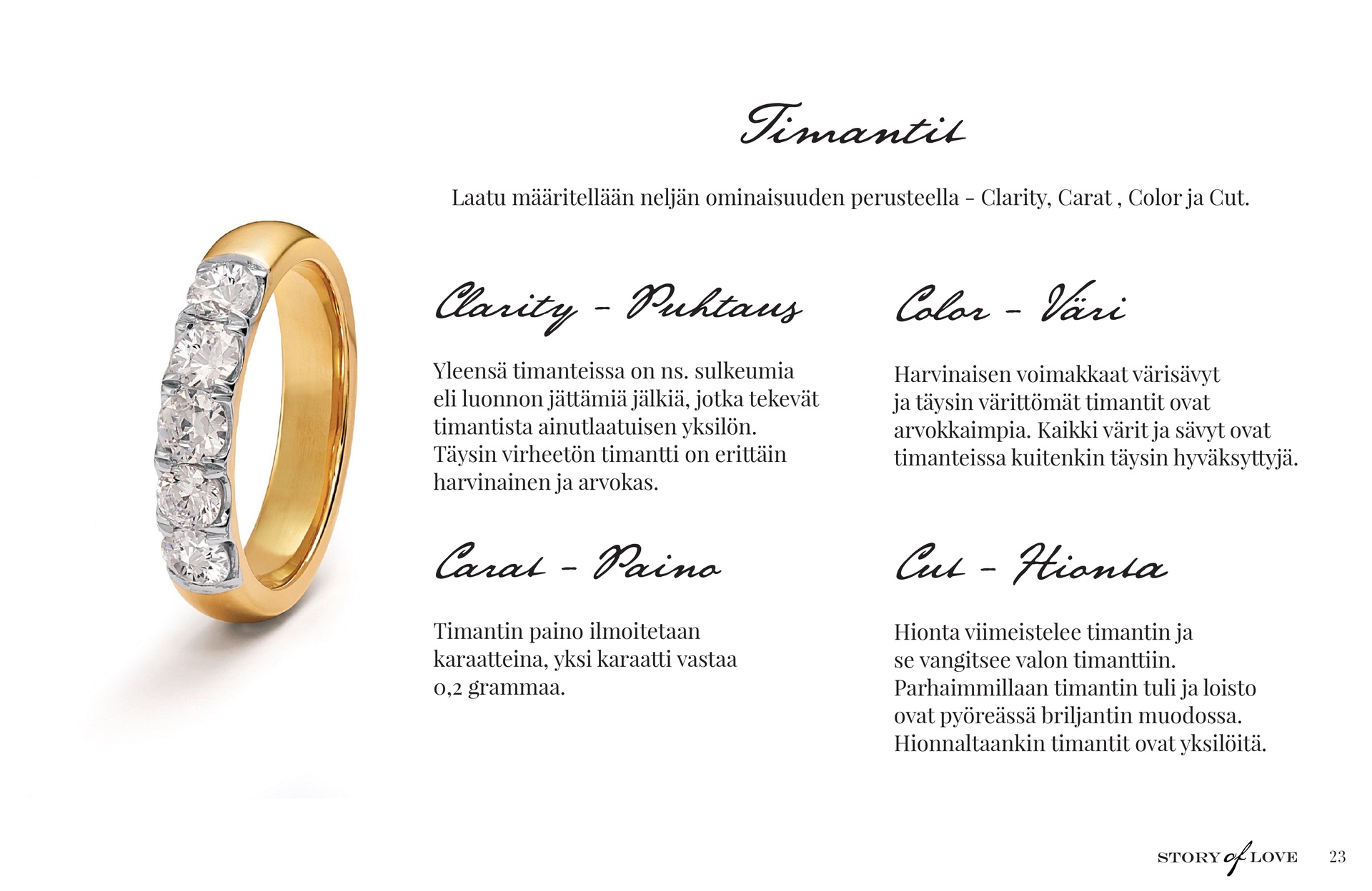 Kultajousi Story of Love kuvasto sivu 23