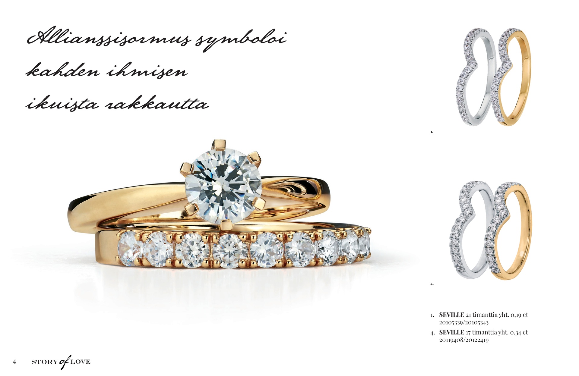 Kultajousi Story of Love kuvasto sivu 4