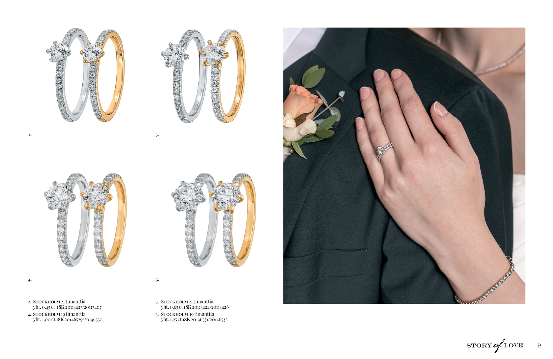 Kultajousi Story of Love kuvasto sivu 9