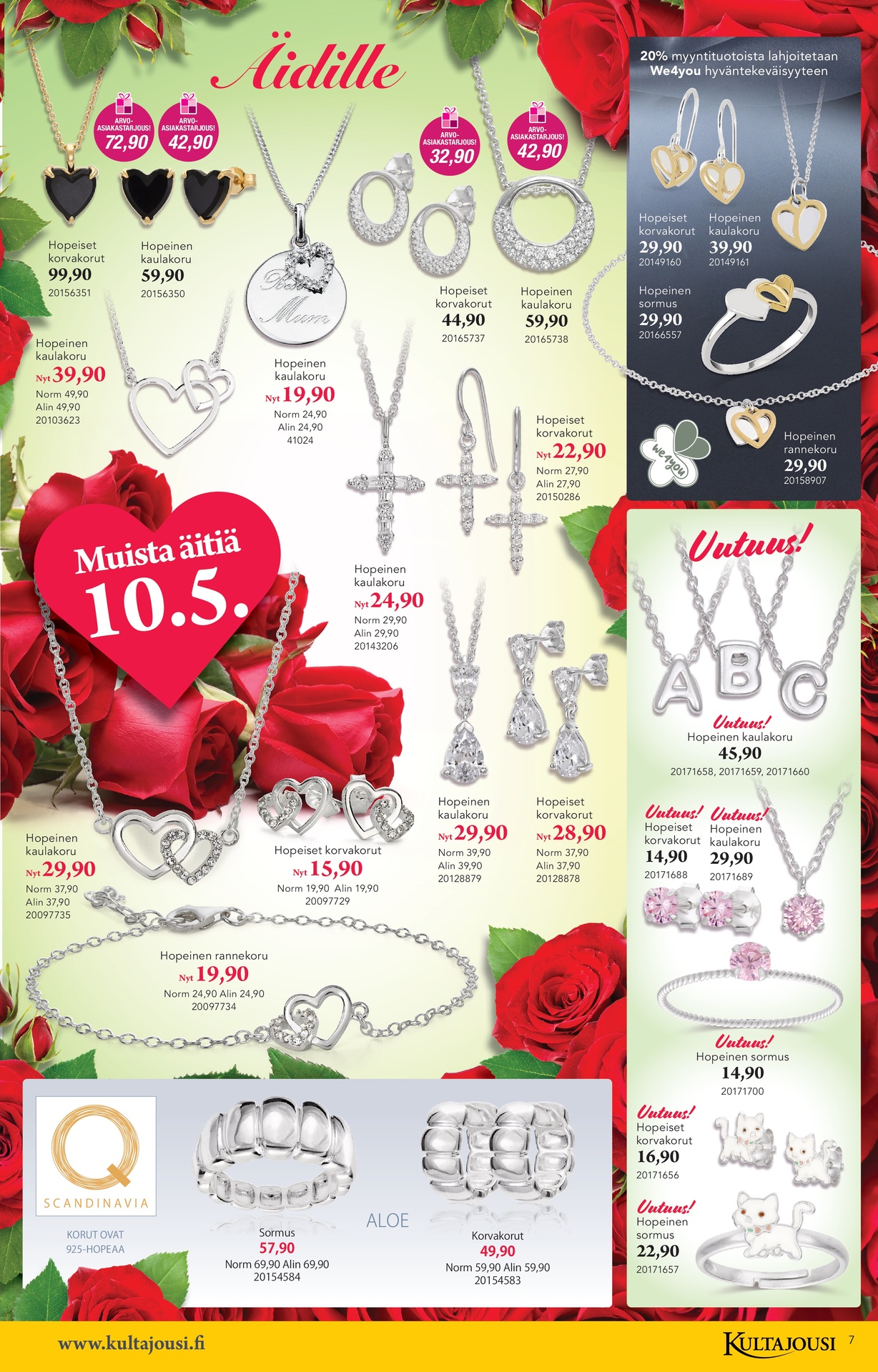 Kultajousi Äitienpäiväkuvasto sivu 7