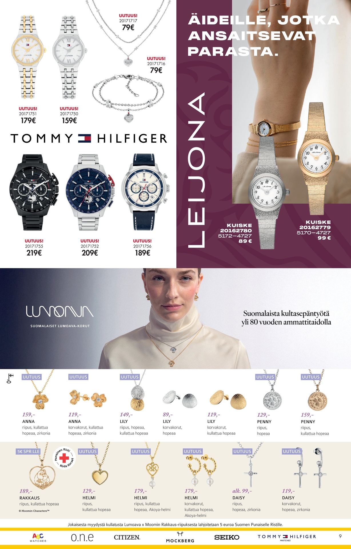 Kultajousi Äitienpäiväkuvasto sivu 9