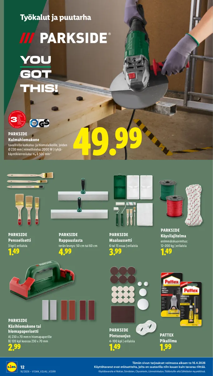 Lidl Koko Suomen Tarjoukset to 16.4. – ke 22.4. sivu 16