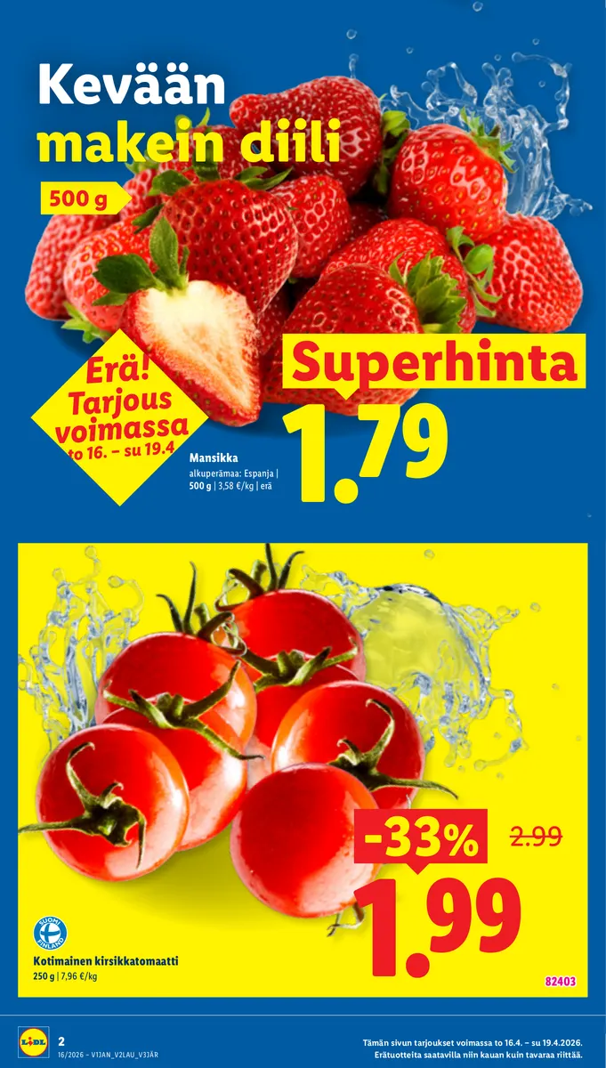 Lidl Koko Suomen Tarjoukset to 16.4. – ke 22.4. sivu 2