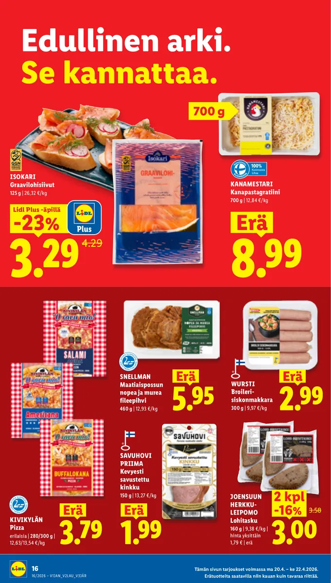 Lidl Koko Suomen Tarjoukset to 16.4. – ke 22.4. sivu 22