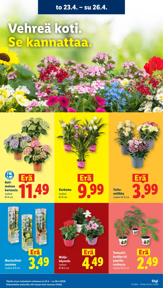 Lidl Koko Suomen Tarjoukset to 23.4. – ti 28.4. sivu 15