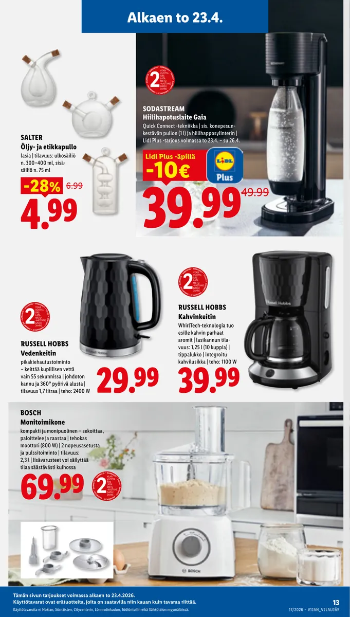 Lidl Koko Suomen Tarjoukset to 23.4. – ti 28.4. sivu 19