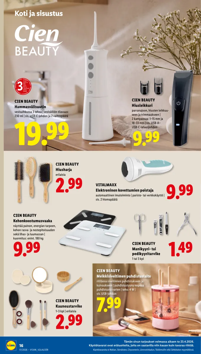 Lidl Koko Suomen Tarjoukset to 23.4. – ti 28.4. sivu 22