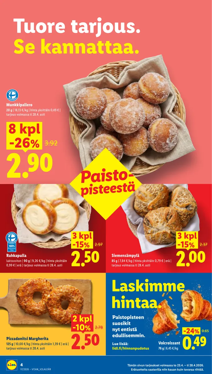 Lidl Koko Suomen Tarjoukset to 23.4. – ti 28.4. sivu 4