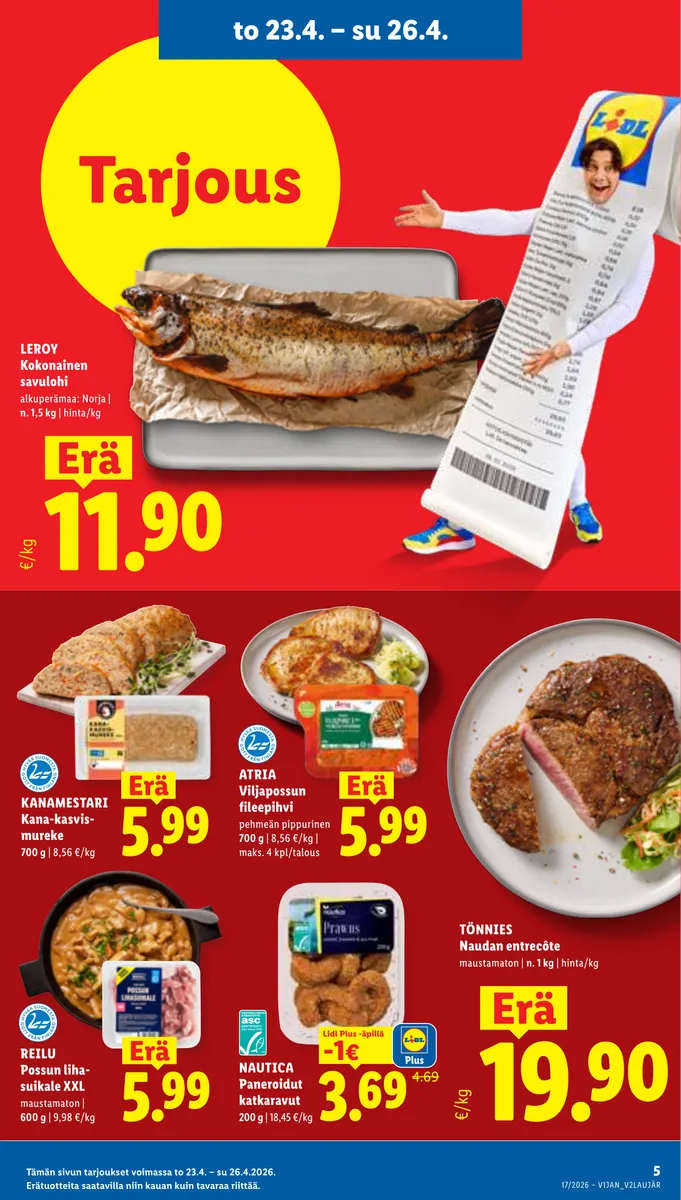 Lidl Koko Suomen Tarjoukset to 23.4. – ti 28.4. sivu 5