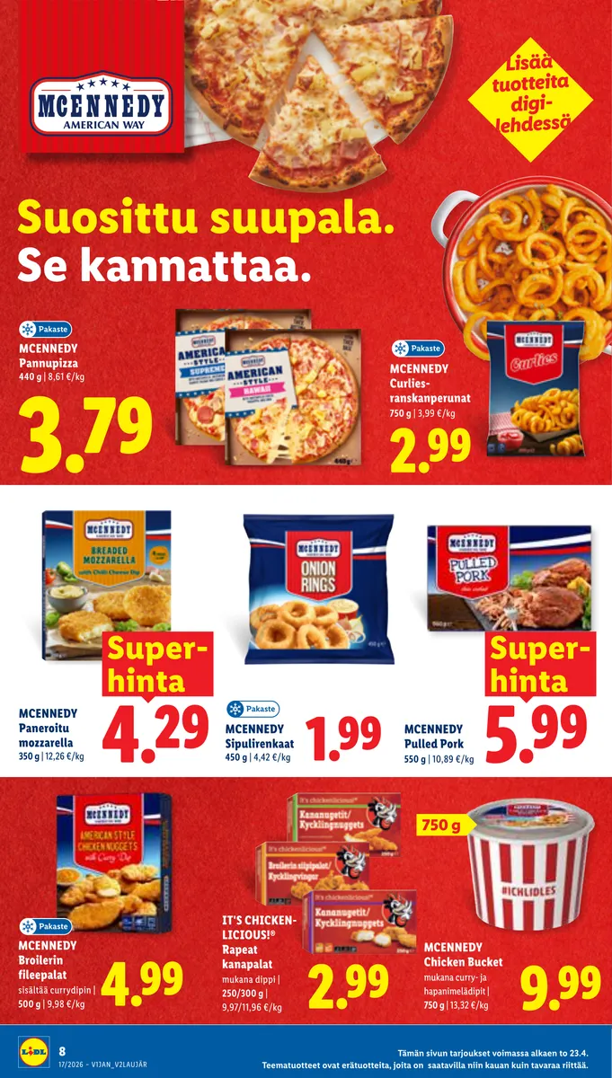 Lidl Koko Suomen Tarjoukset to 23.4. – ti 28.4. sivu 8