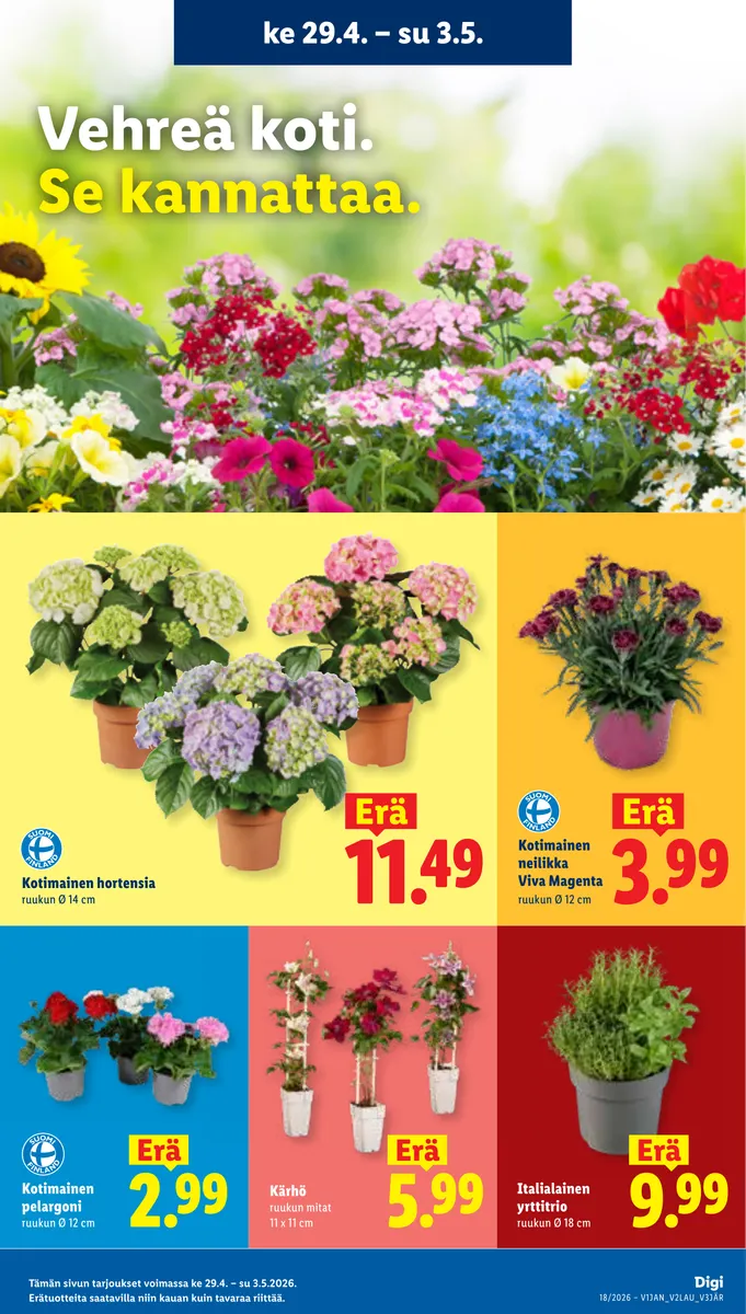 Lidl Koko Suomen Tarjoukset ke 29.4. – ke 6.5. sivu 14