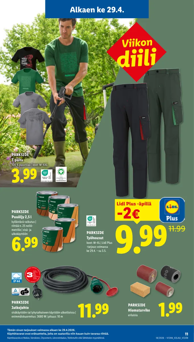 Lidl Koko Suomen Tarjoukset ke 29.4. – ke 6.5. sivu 17