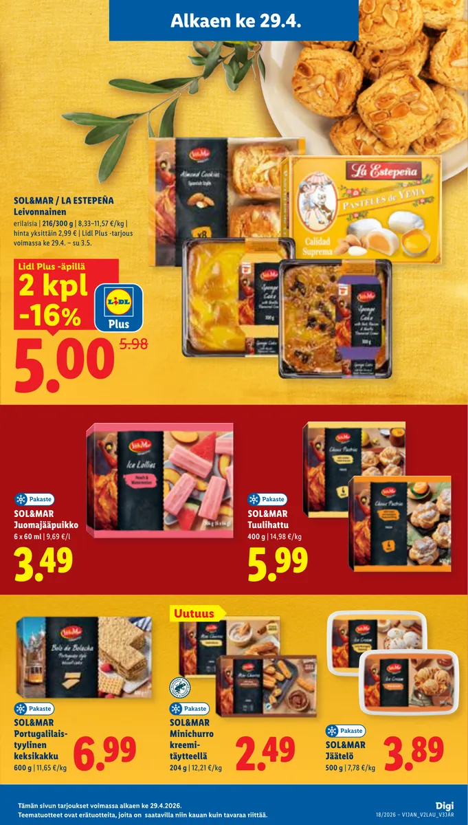 Lidl Alueesi Tarjoukset ke 29.4. – ke 6.5. sivu 11