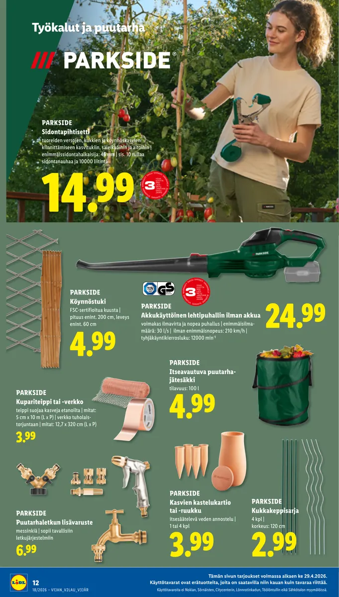 Lidl Alueesi Tarjoukset ke 29.4. – ke 6.5. sivu 18