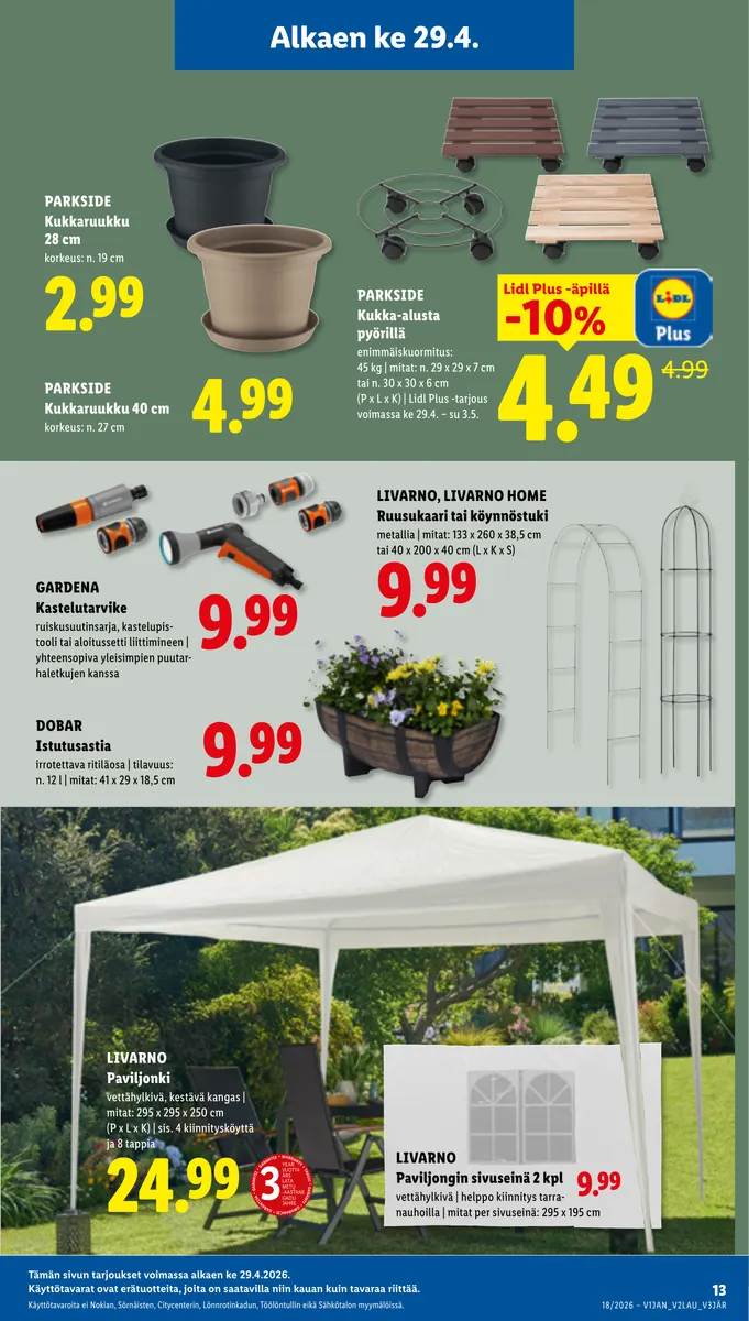 Lidl Alueesi Tarjoukset ke 29.4. – ke 6.5. sivu 19