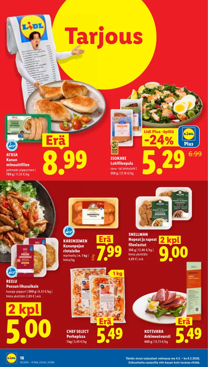 Lidl Alueesi Tarjoukset ke 29.4. – ke 6.5. sivu 22