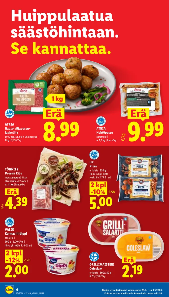 Lidl Alueesi Tarjoukset ke 29.4. – ke 6.5. sivu 6