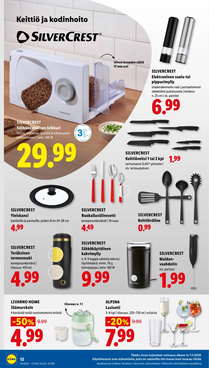 Lidl Koko Suomen Tarjoukset to 7.5. – ti 12.5. sivu 16